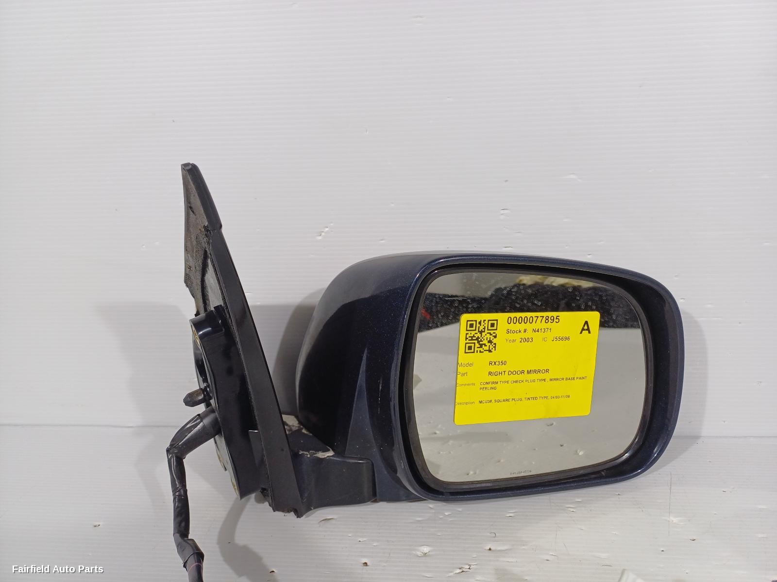 2003-2008 Lexus Rx Series Right Door Mirror