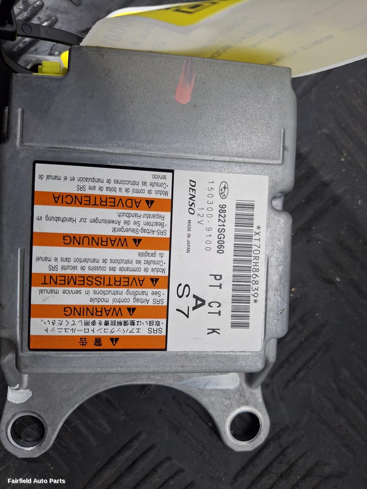 2012-2018 Subaru Forester Airbag Module Sensor