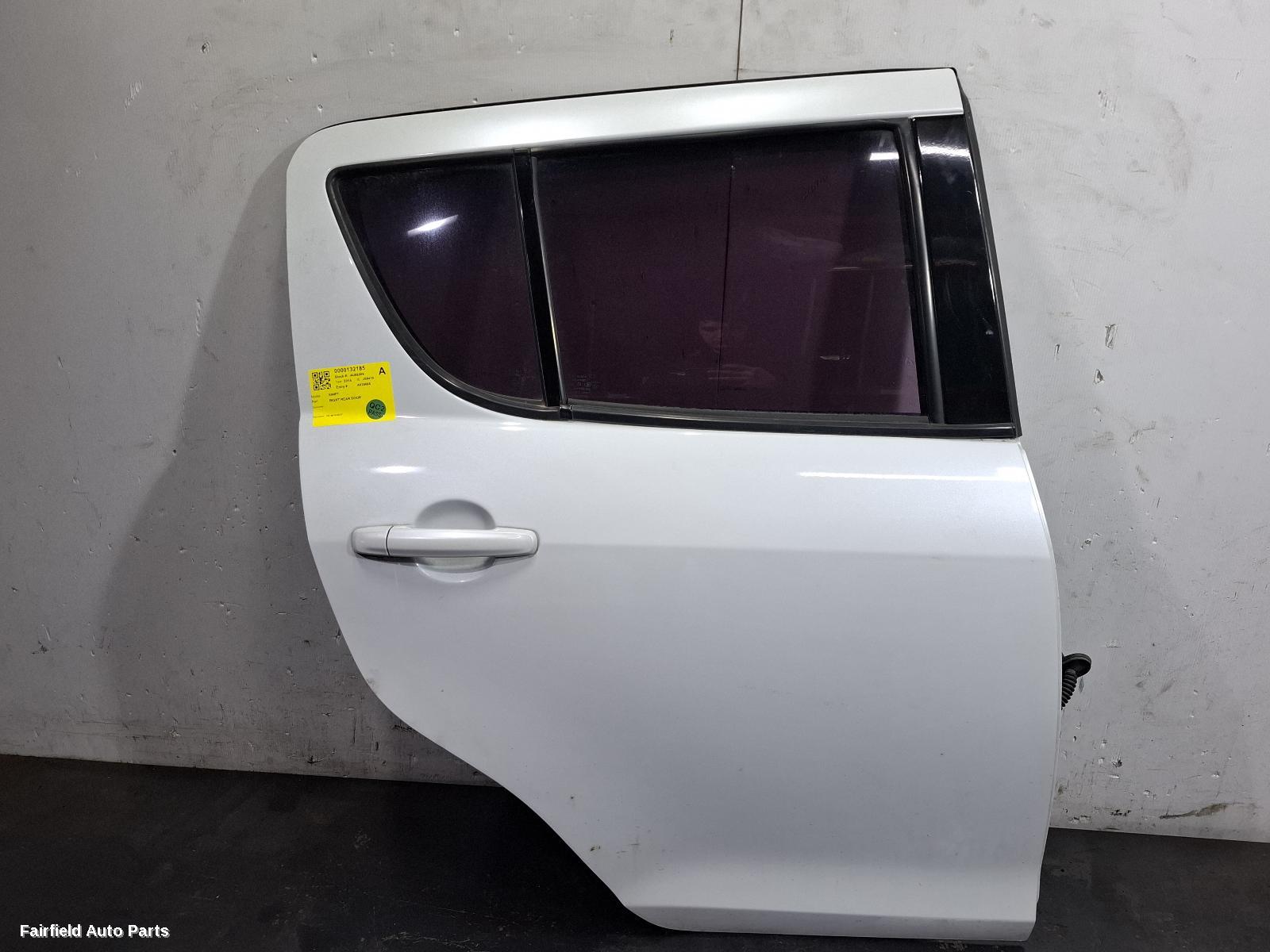 2010-2017 Suzuki Swift Right Rear Door Sliding