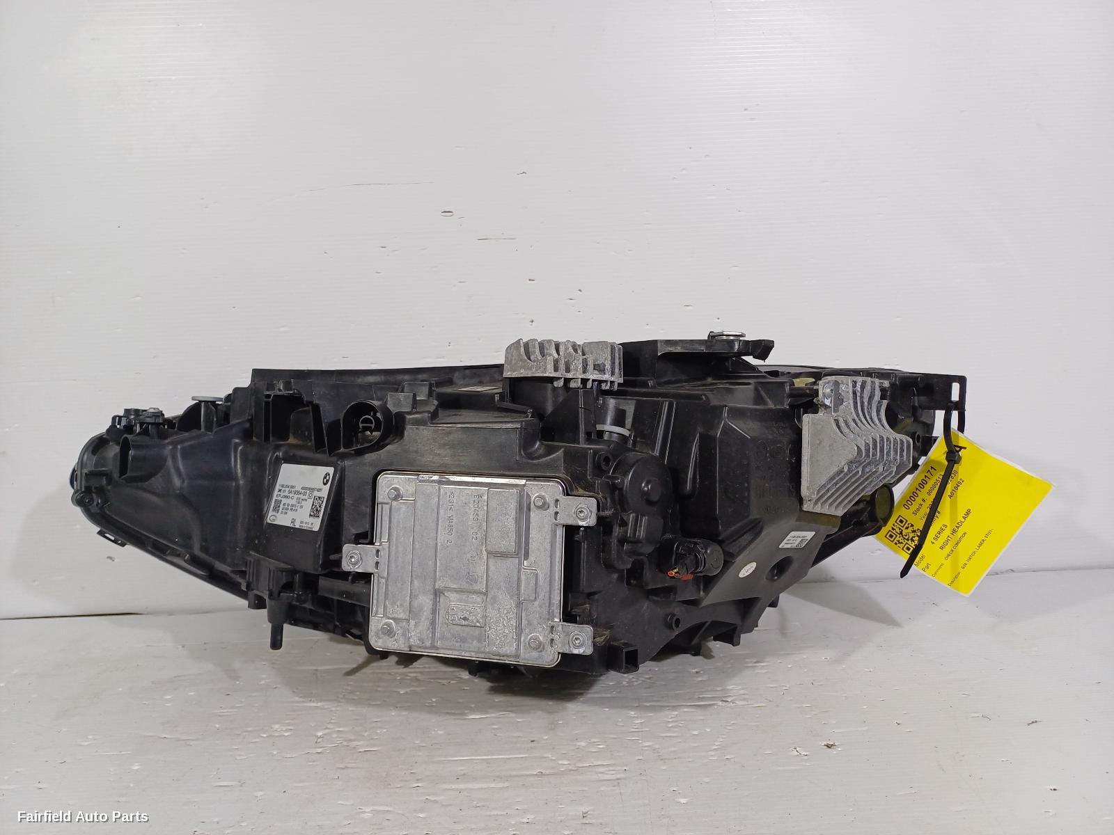 2021-2024 Bmw 4 Series Right Headlamp