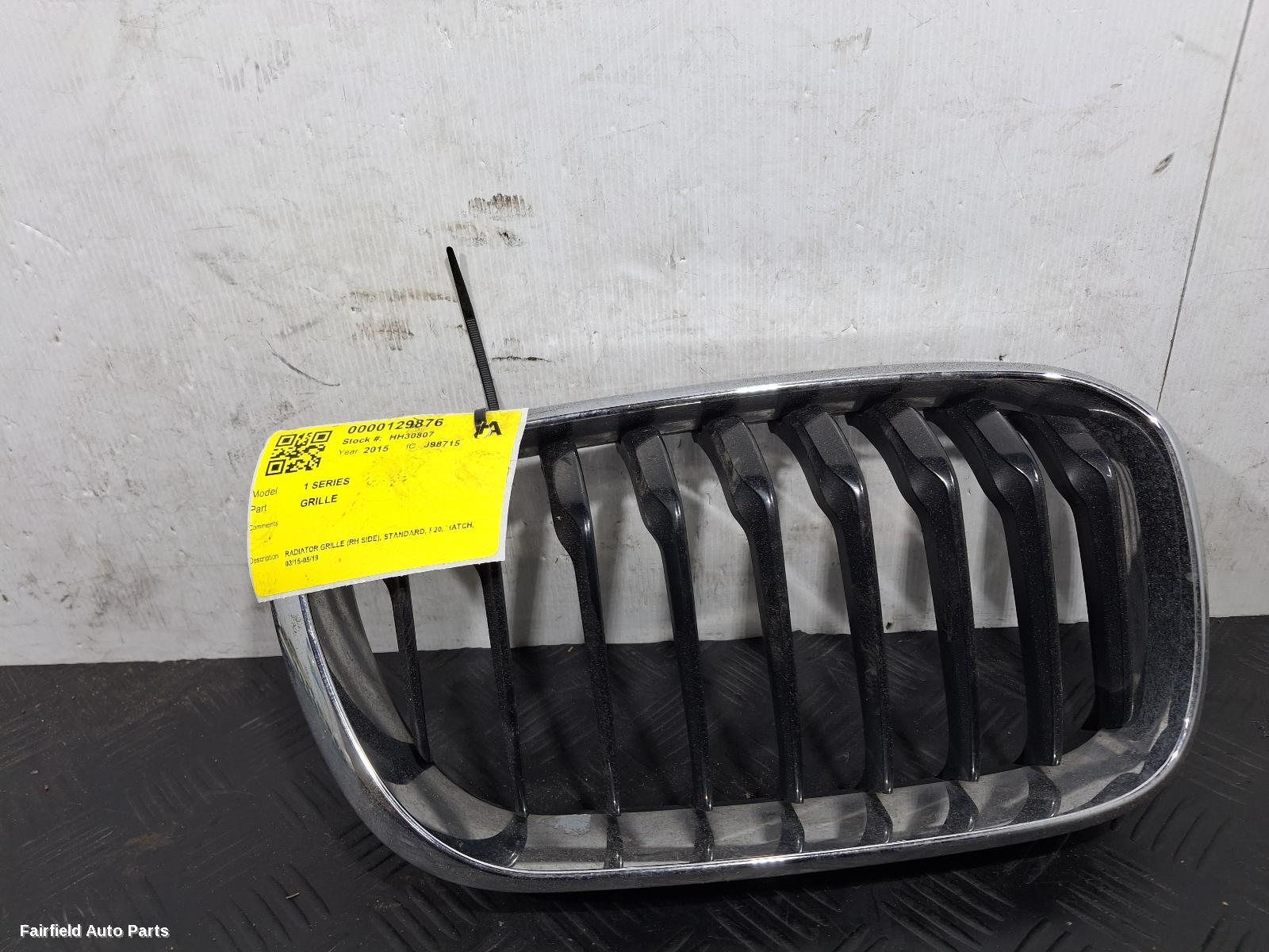 2015-2019 Bmw 1 Series Grille