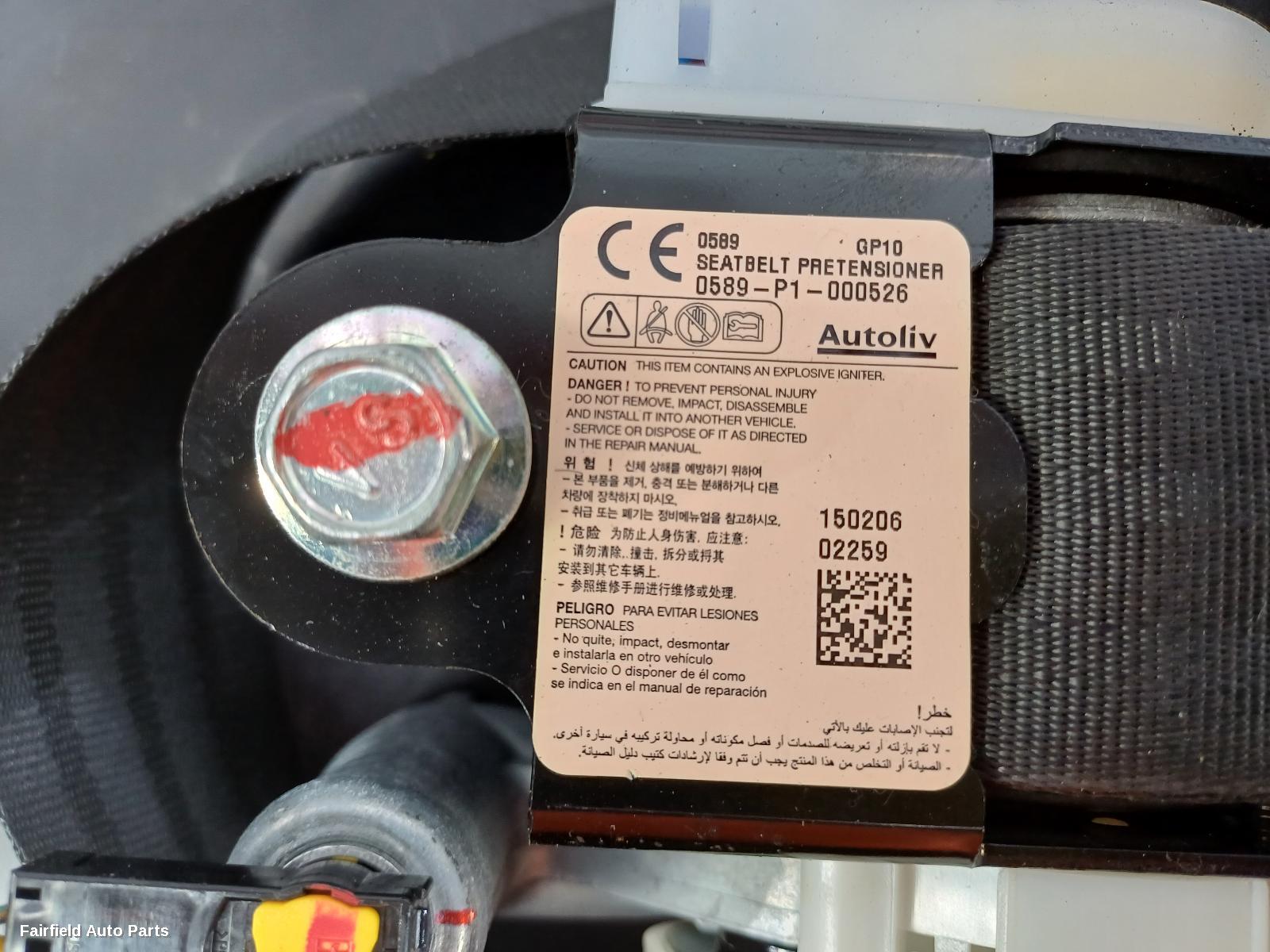 2015-2021 Kia Sportage Seatbelt Stalk
