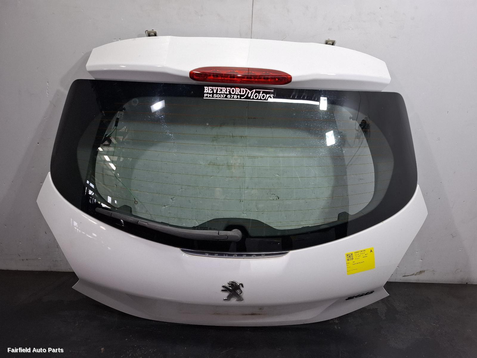 2012-2018 Peugeot 208 Bootlid Tailgate