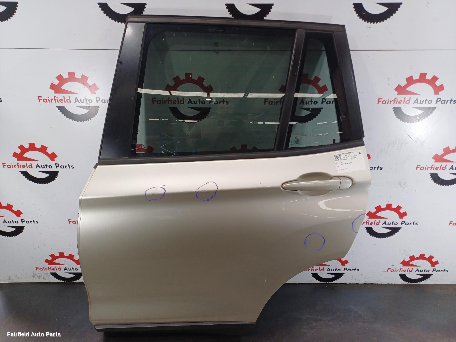 2010-2017 Bmw X3 Left Rear Door Sliding