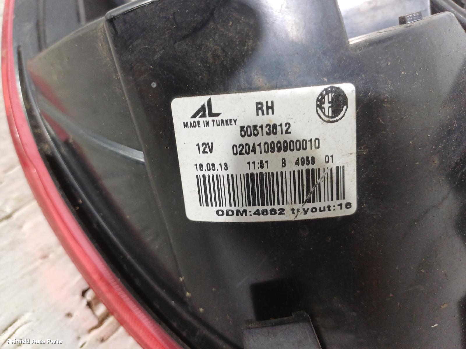 2011-2020 Alfa Romeo Giulietta Right Taillight