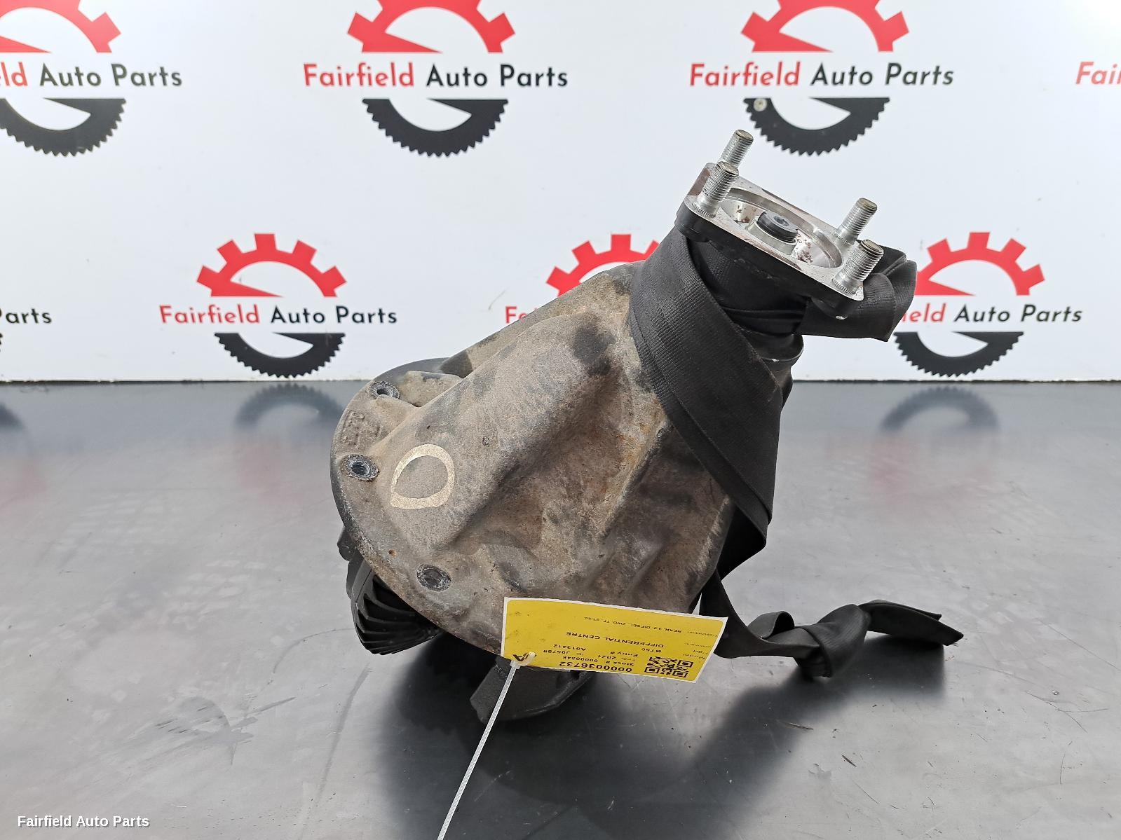 2020-2026 Mazda Bt50 Differential Centre