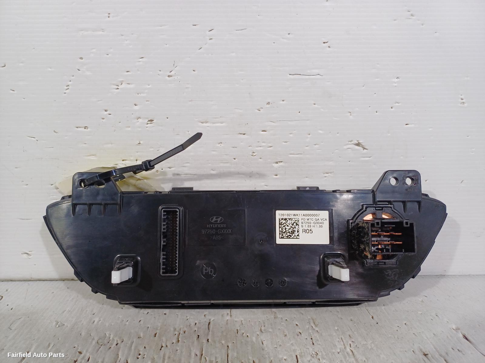 2017-2025 Hyundai I30 Heater Ac Controls