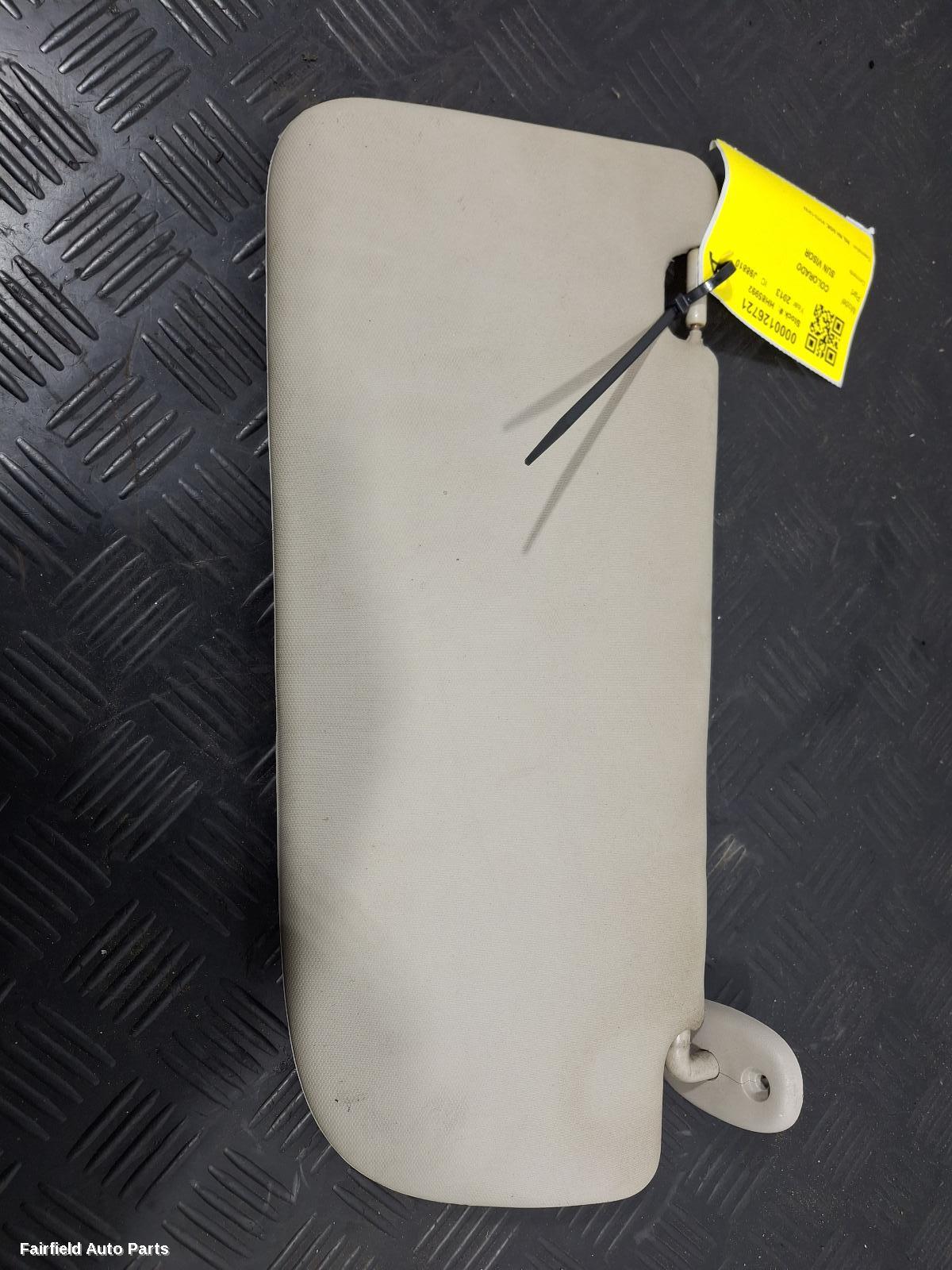 2012-2020 Holden Colorado Sunvisor