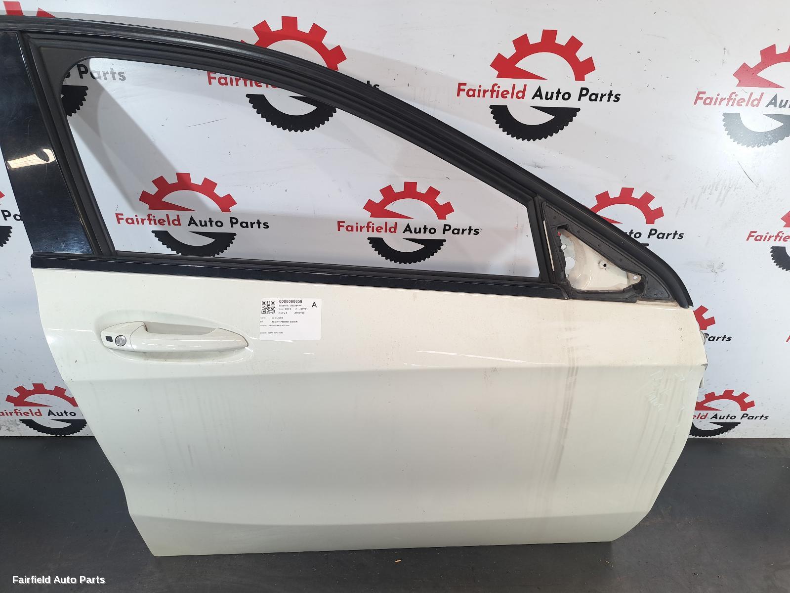2013-2018 Mercedes A Class Right Front Door