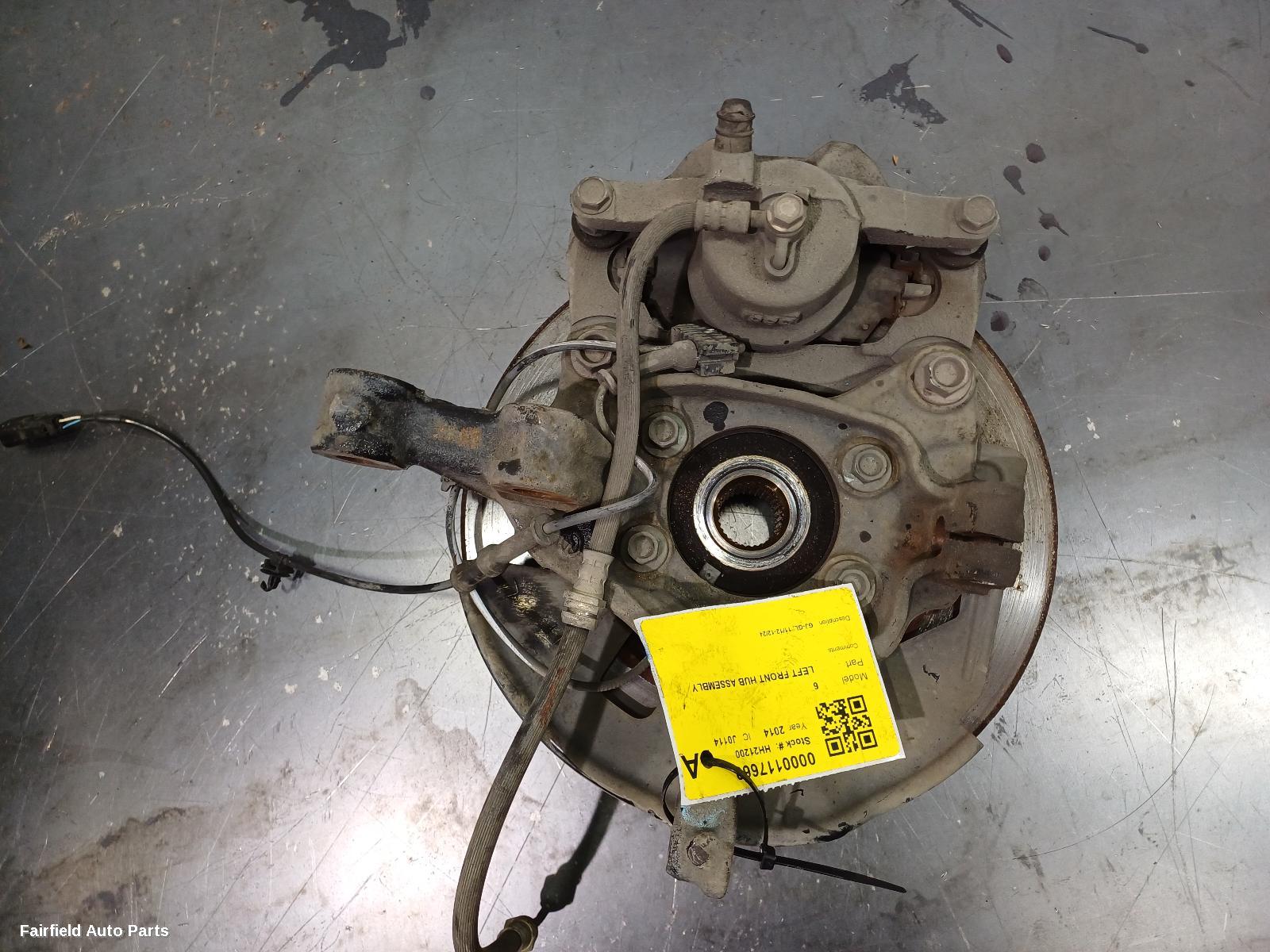 2012-2024 Mazda 6 Left Front Hub Assembly