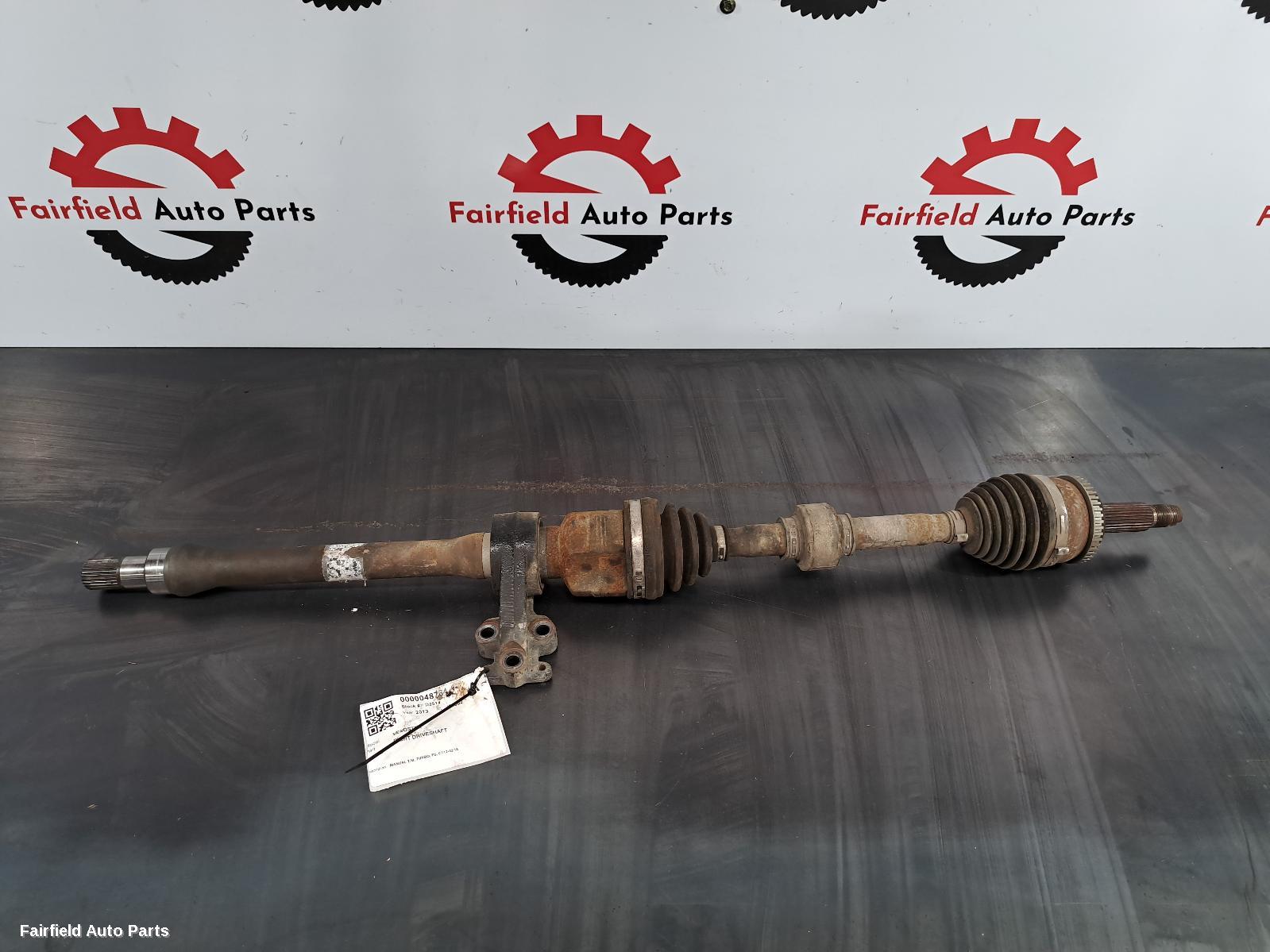 2012-2018 Hyundai Veloster Right Driveshaft