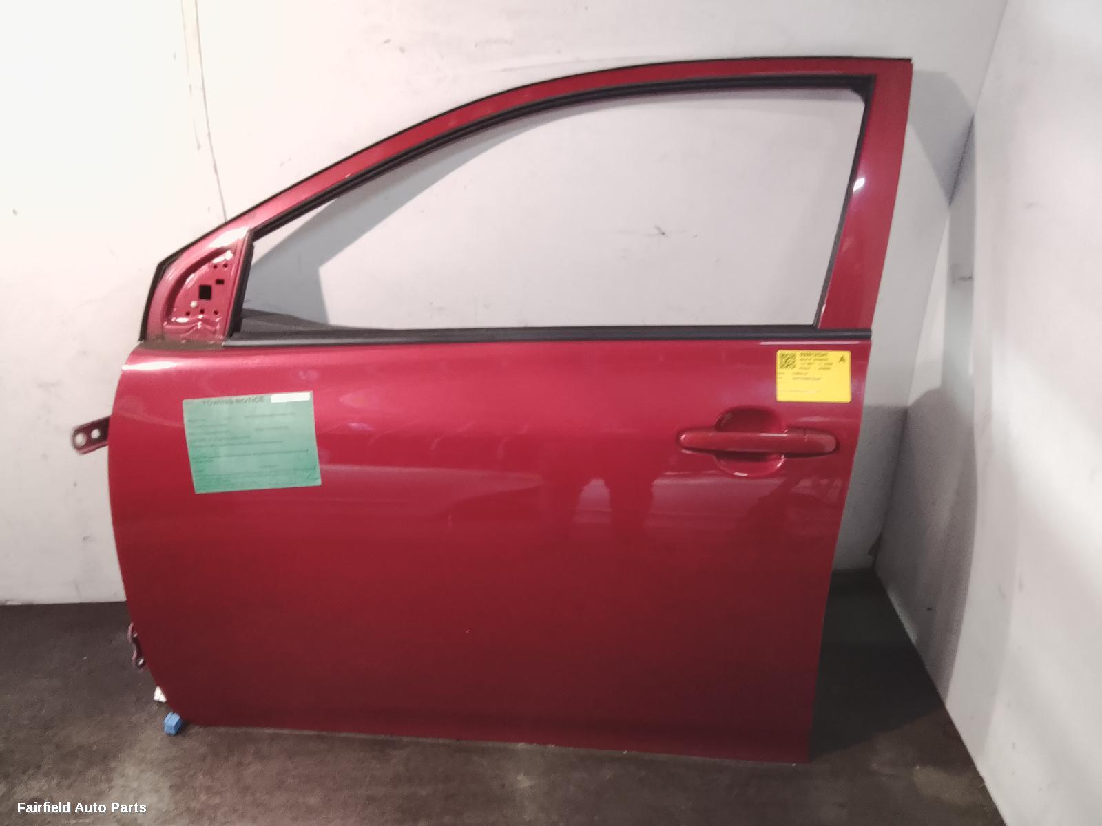 2007-2013 Toyota Corolla Left Front Door