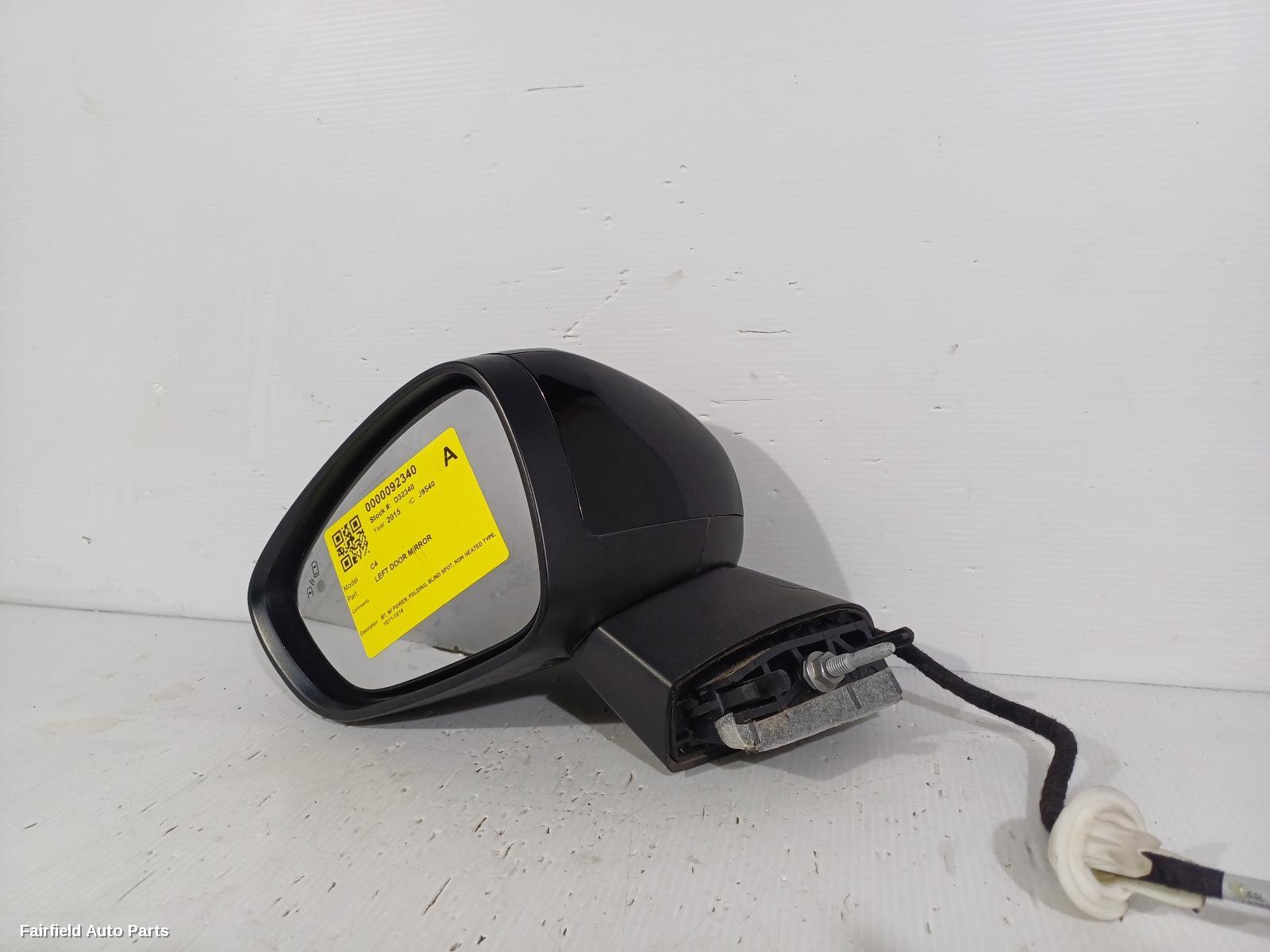2011-2018 Citroen C4 Left Door Mirror