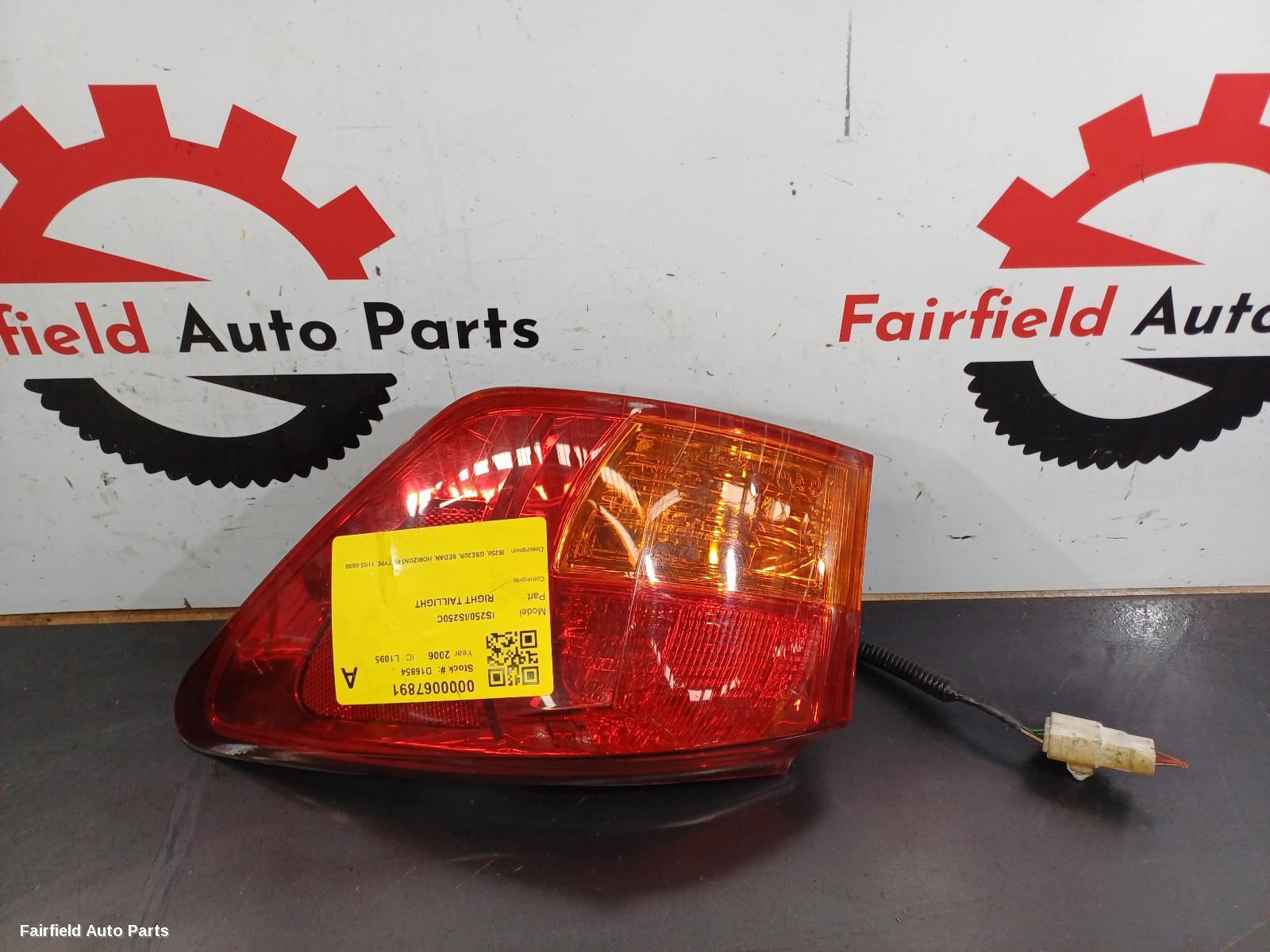 2005-2008 Lexus Is250/is250c Right Taillight