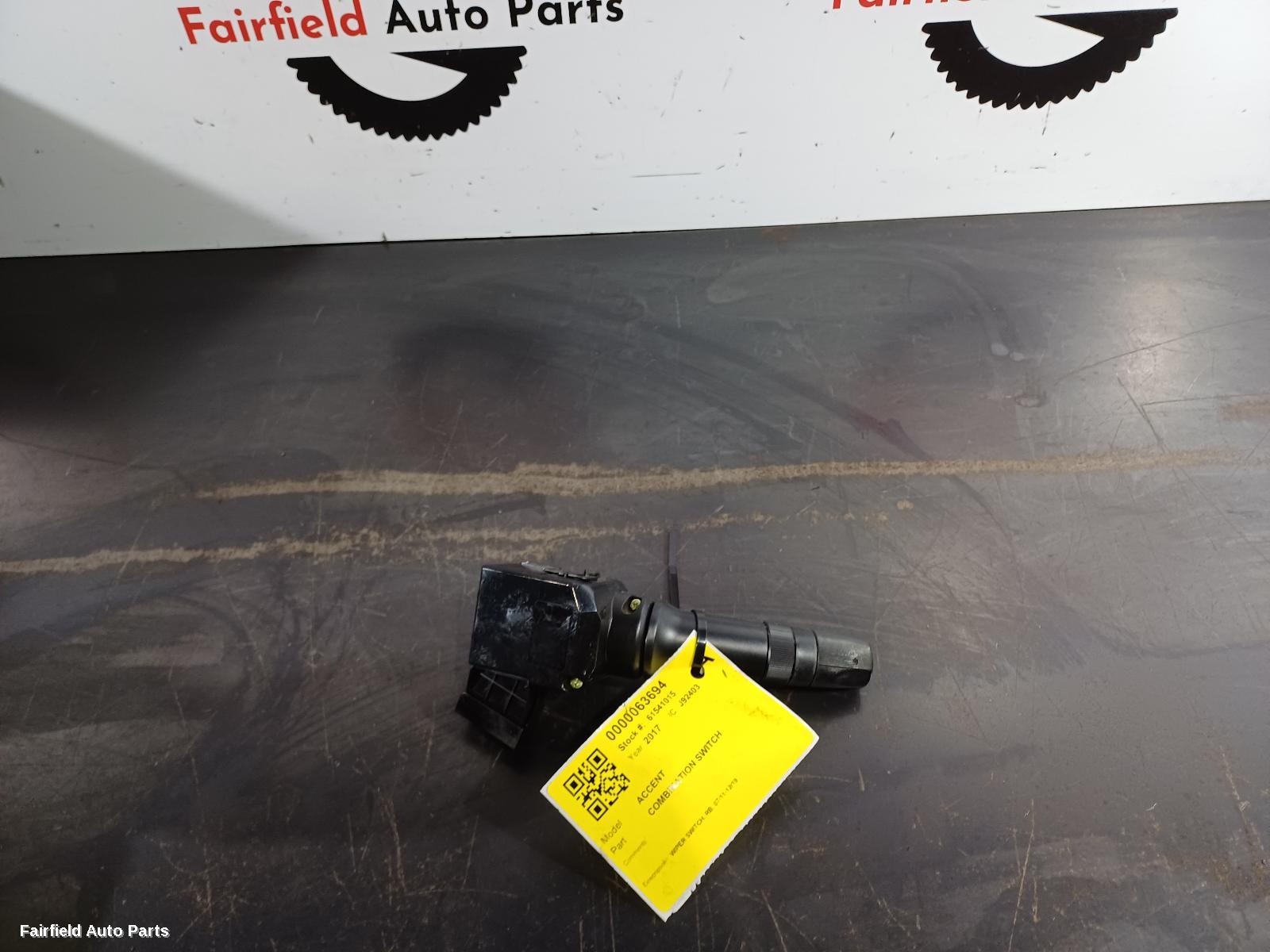 2011-2019 Hyundai Accent Combination Switch