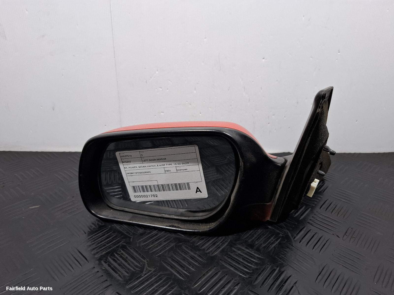 2003-2009 Mazda 3 Left Door Mirror