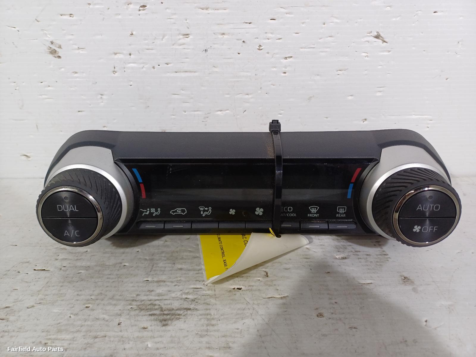 2018-2025 Toyota Rav4 Heater Ac Controls