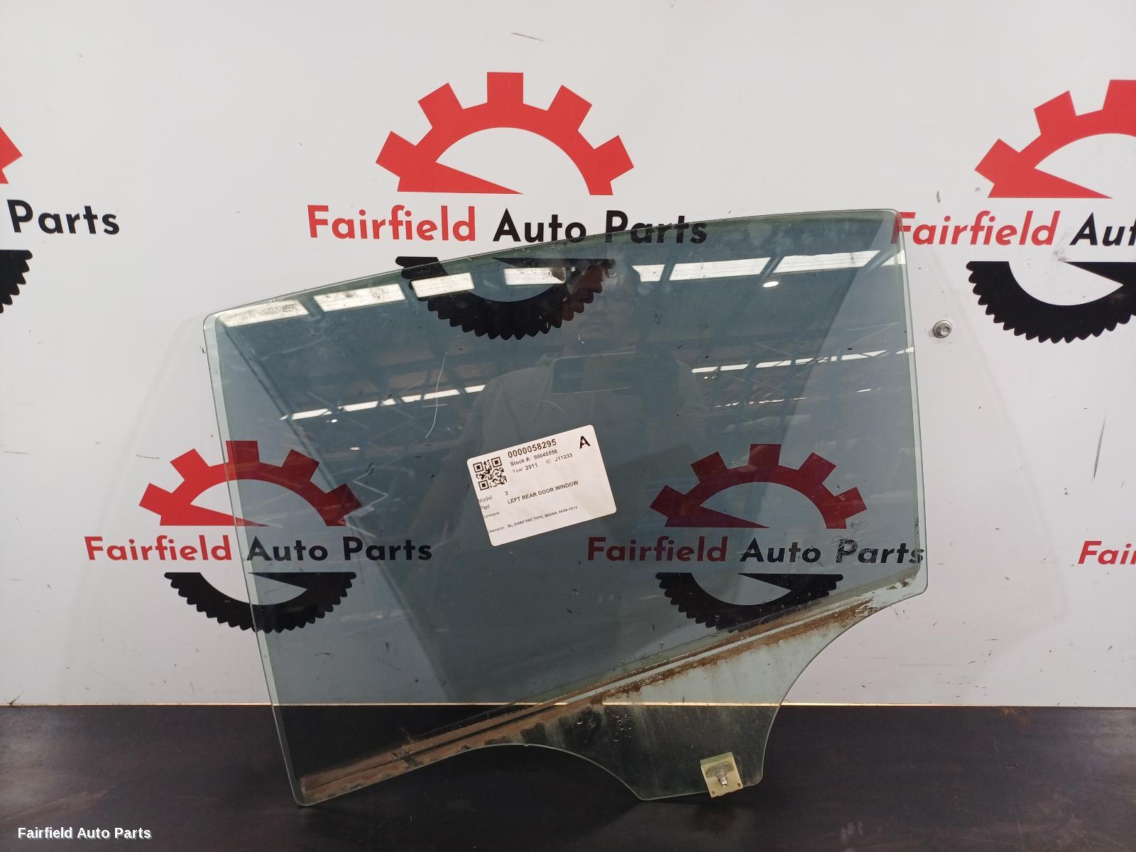 2009-2013 Mazda 3 Left Rear Door Window