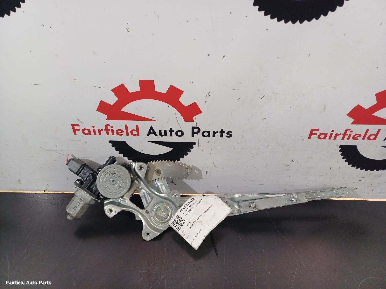 2010-2024 Mitsubishi Asx Right Rear Wnd Reg Motor