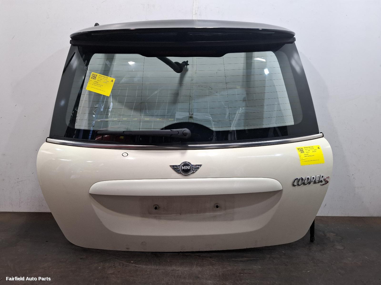 2007-2013 Mini Cooper Bootlid Tailgate