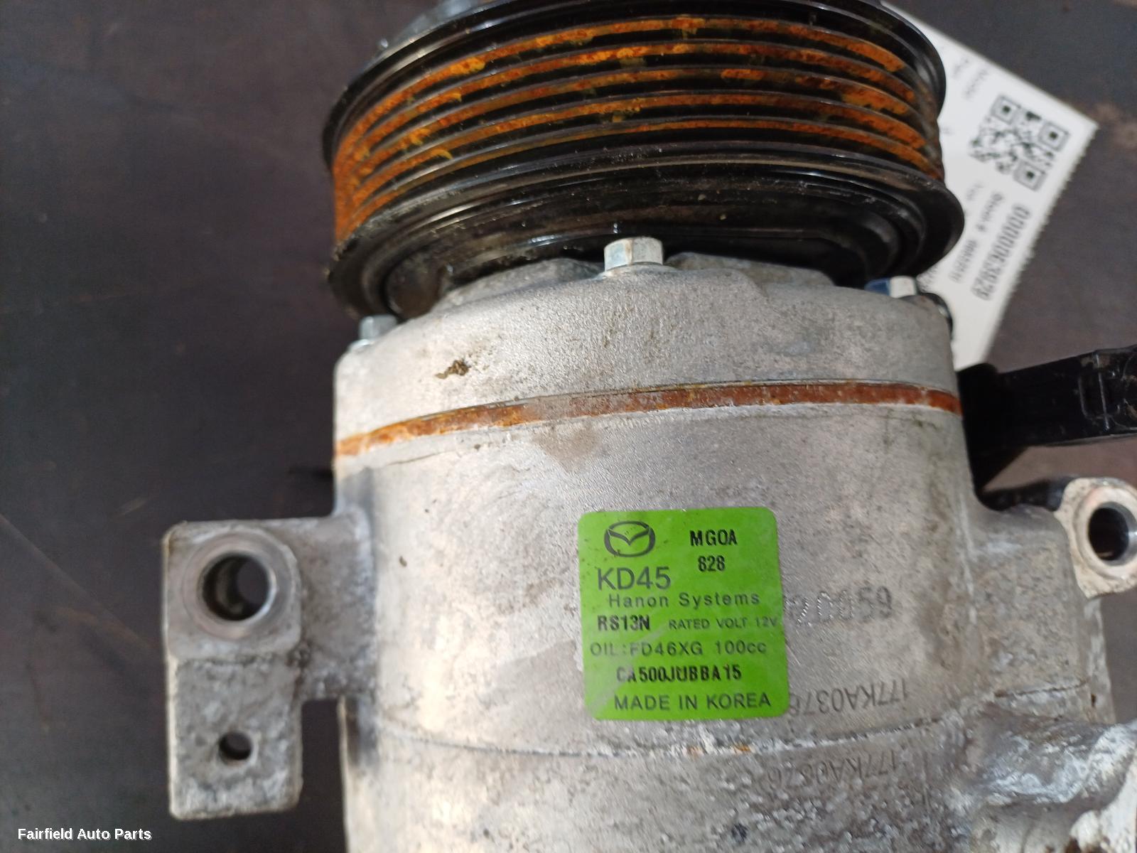 2013-2019 Mazda 3 A C Compressor