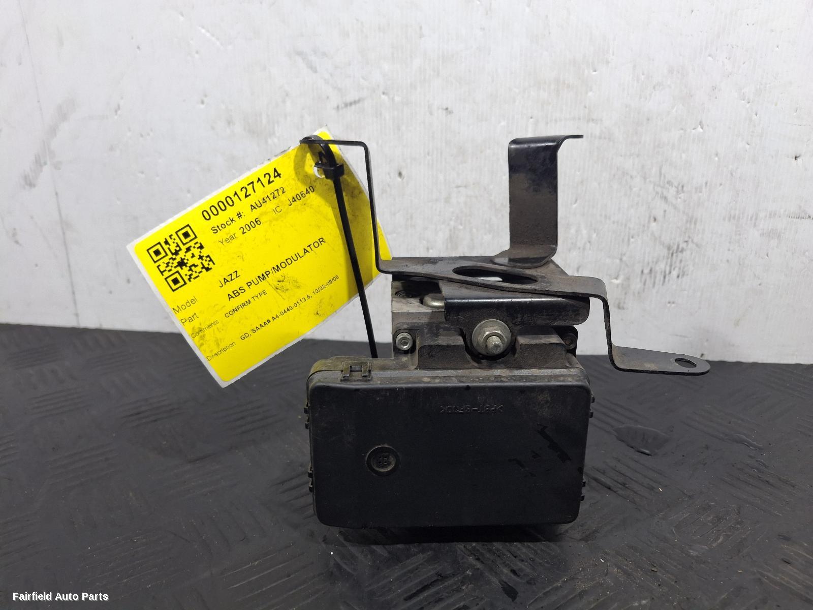 2002-2008 Honda Jazz Abs Pump Modulator