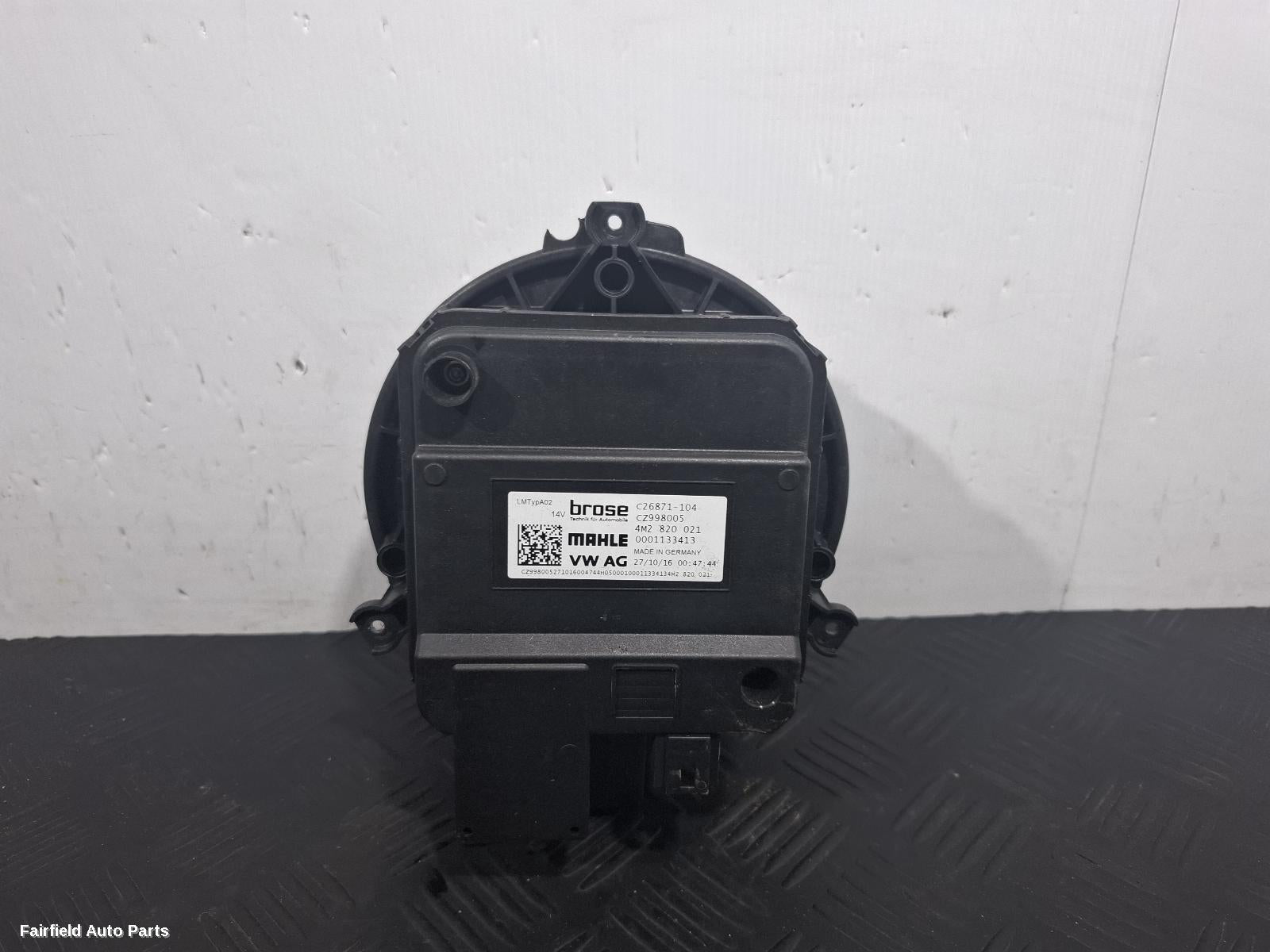 2015-2025 Audi Q7 Heater Fan Motor