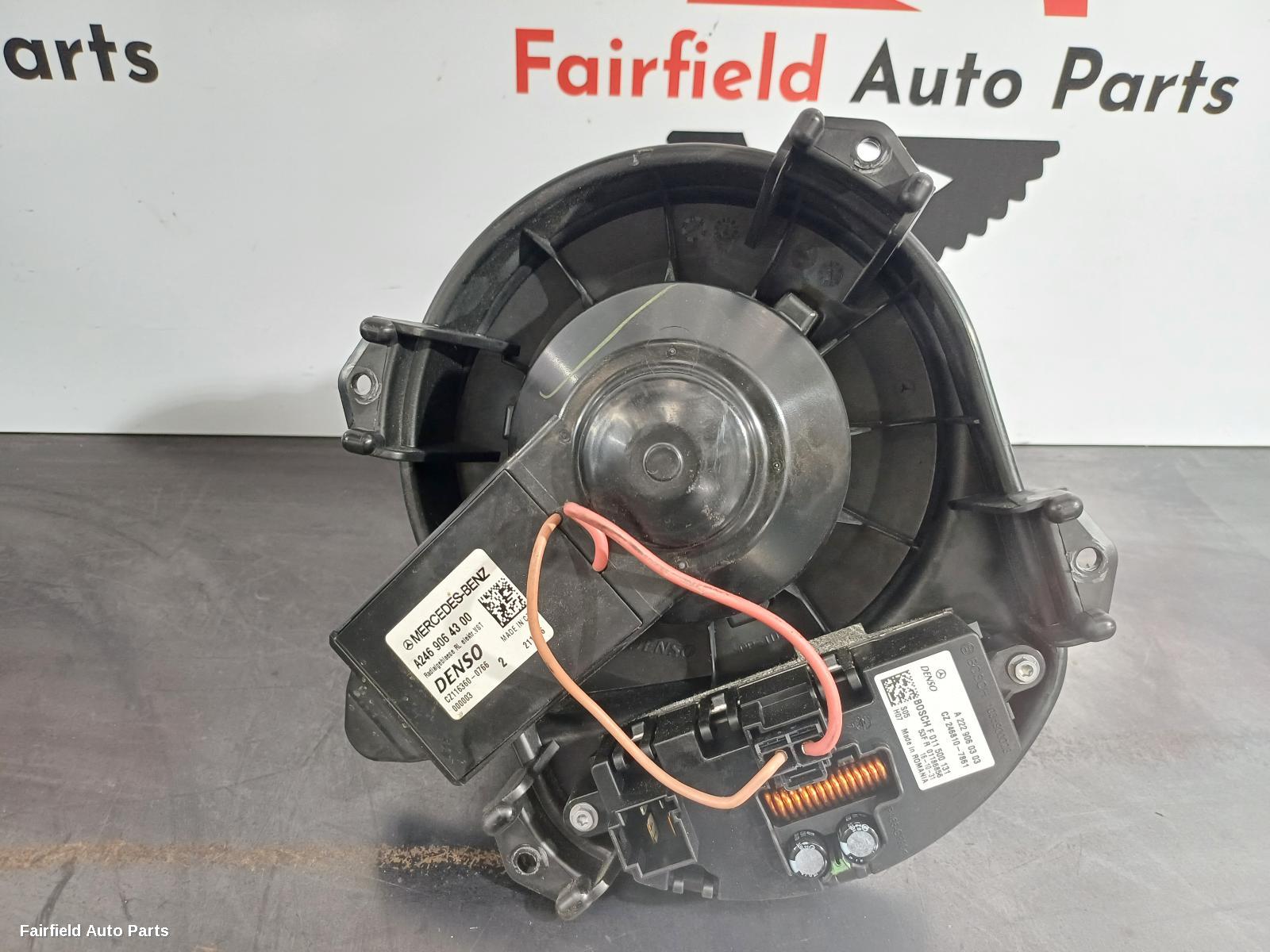 2014-2020 Mercedes Gla Class Heater Fan Motor