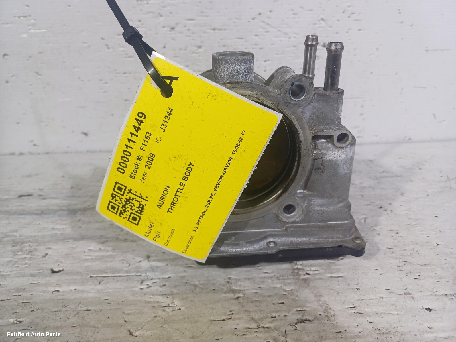 2006-2017 Toyota Aurion Throttle Body
