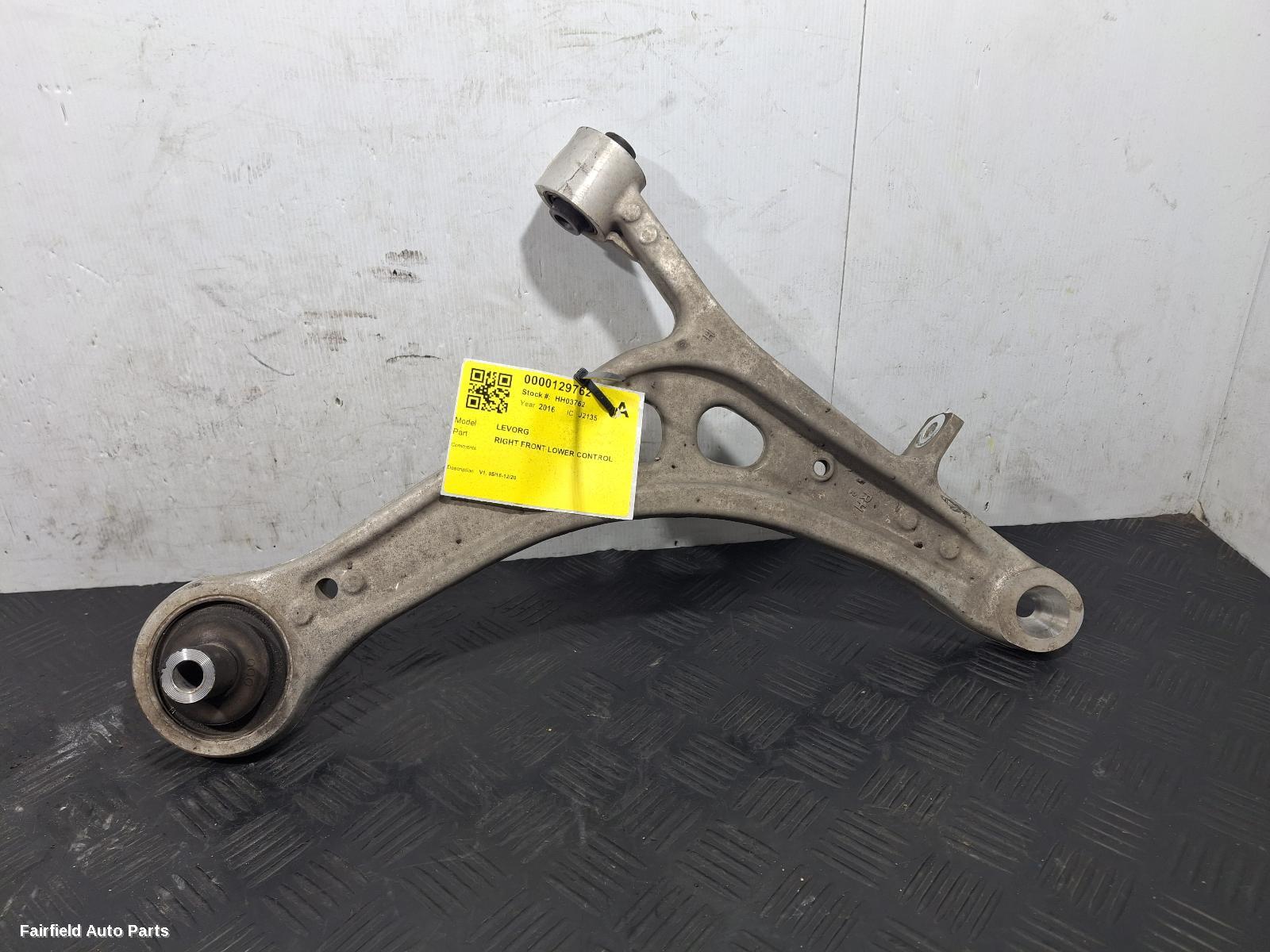 2016-2020 Subaru Levorg Right Front Lower Control Arm