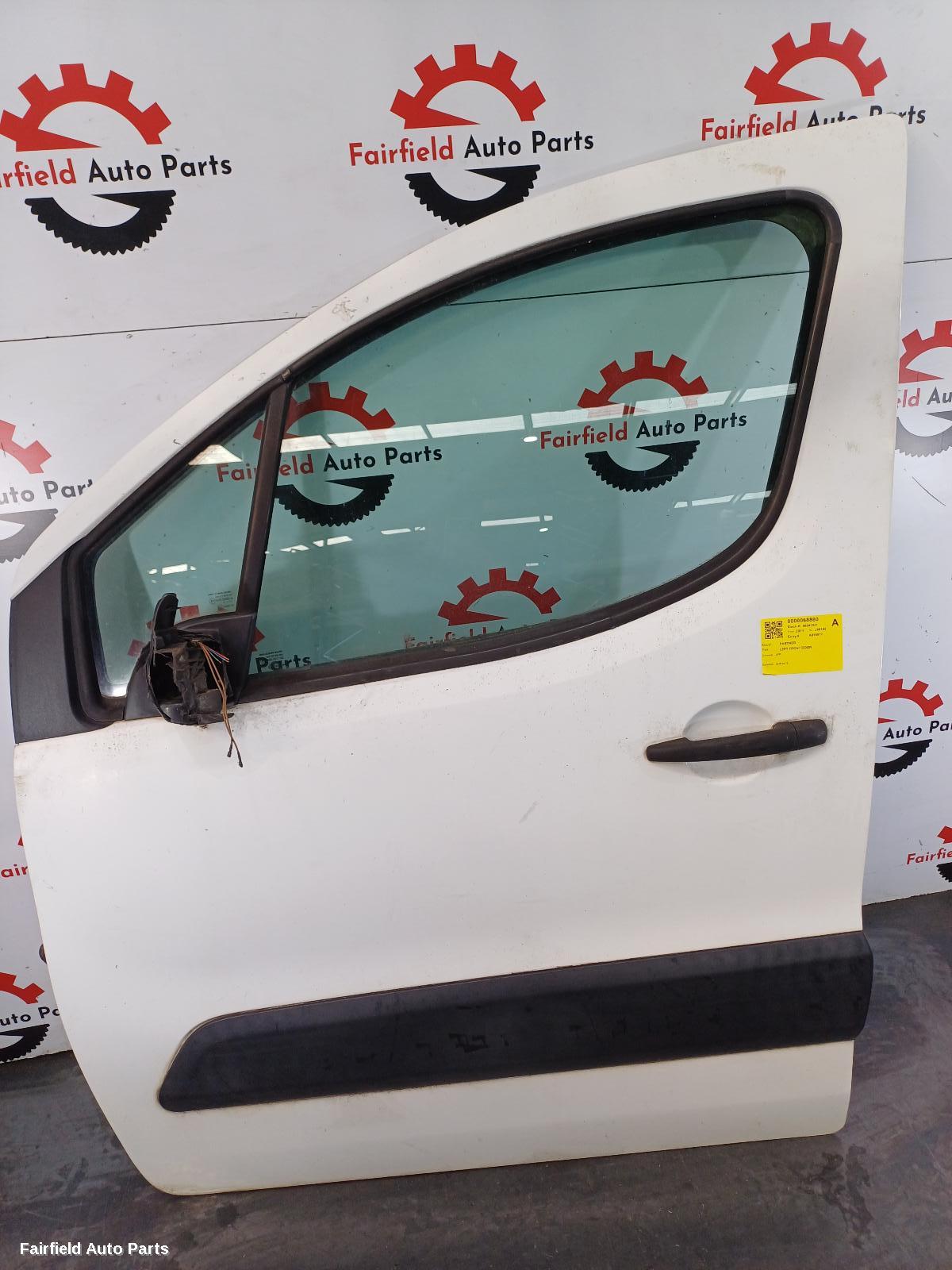 2008-2015 Peugeot Partner Left Front Door