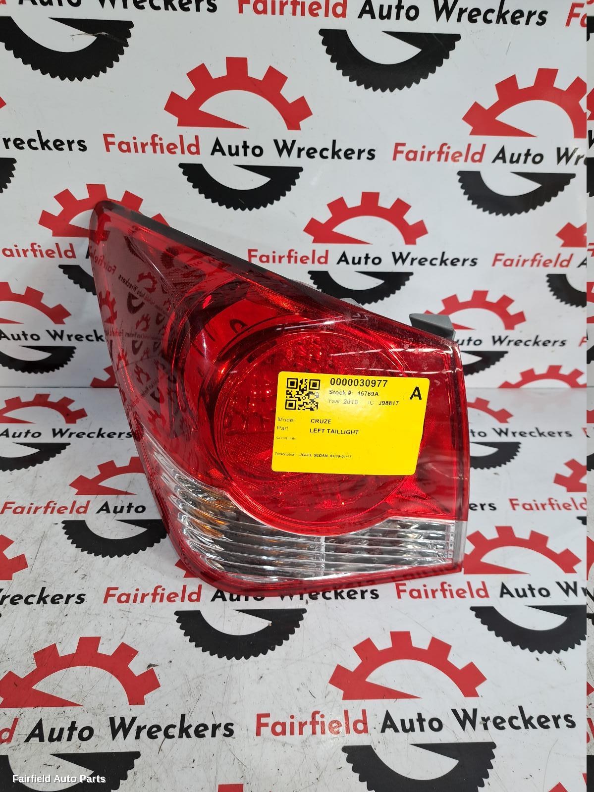 2009-2017 Holden Cruze Left Taillight