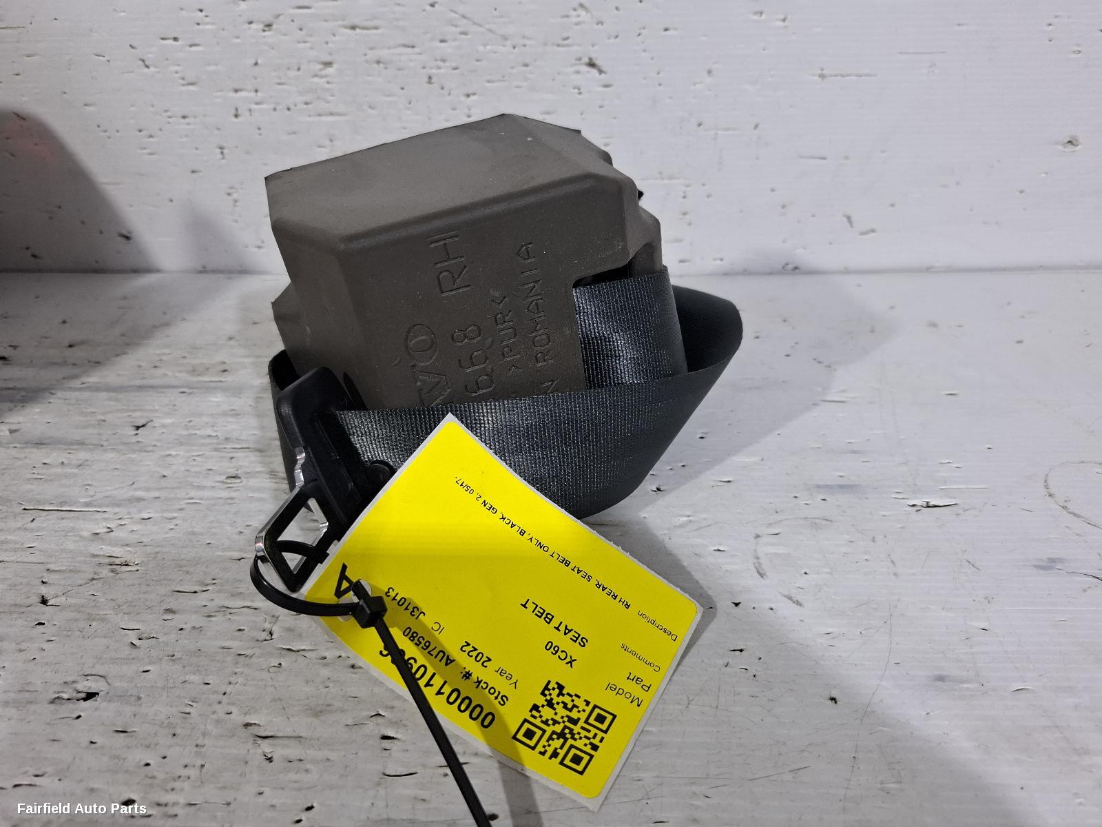 2017-2025 Volvo Xc60 Seatbelt Stalk