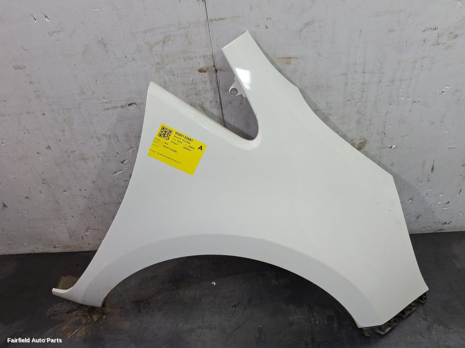 2011-2016 Kia Rio Right Guard