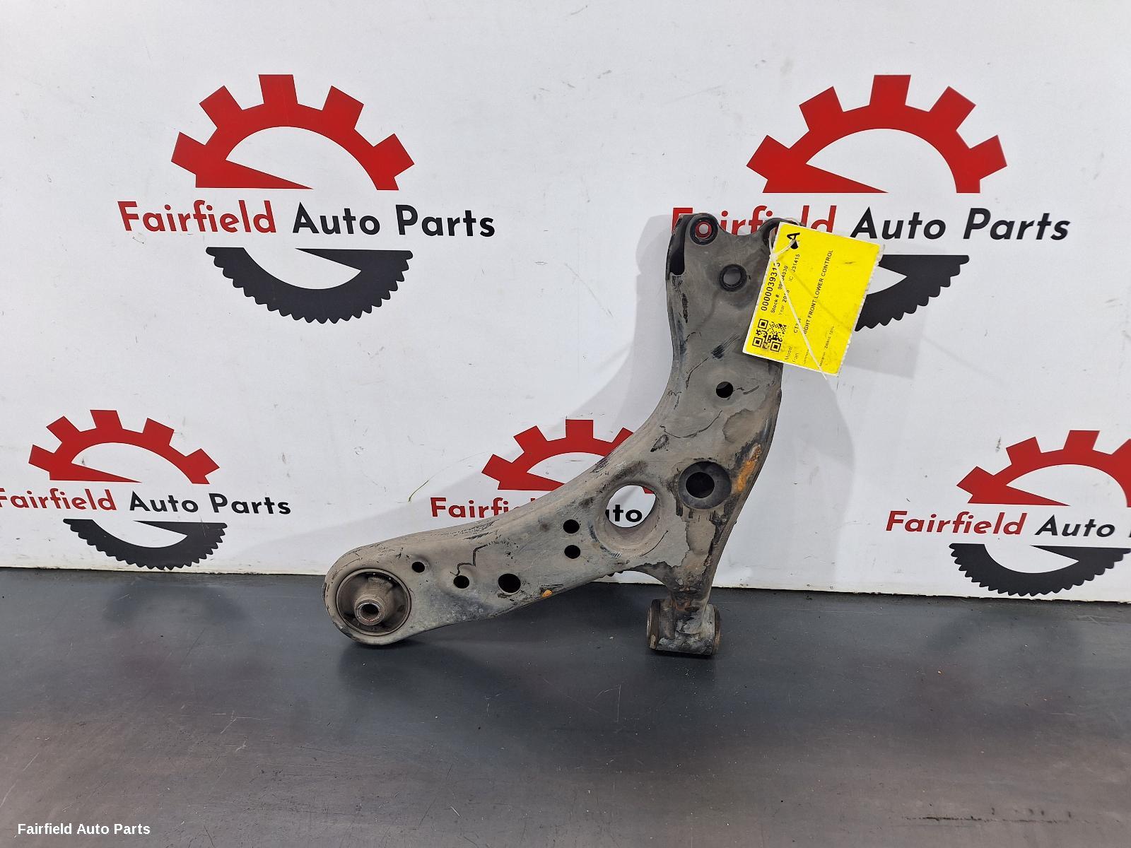 2010-2020 Lexus Ct200h Right Front Lower Control Arm