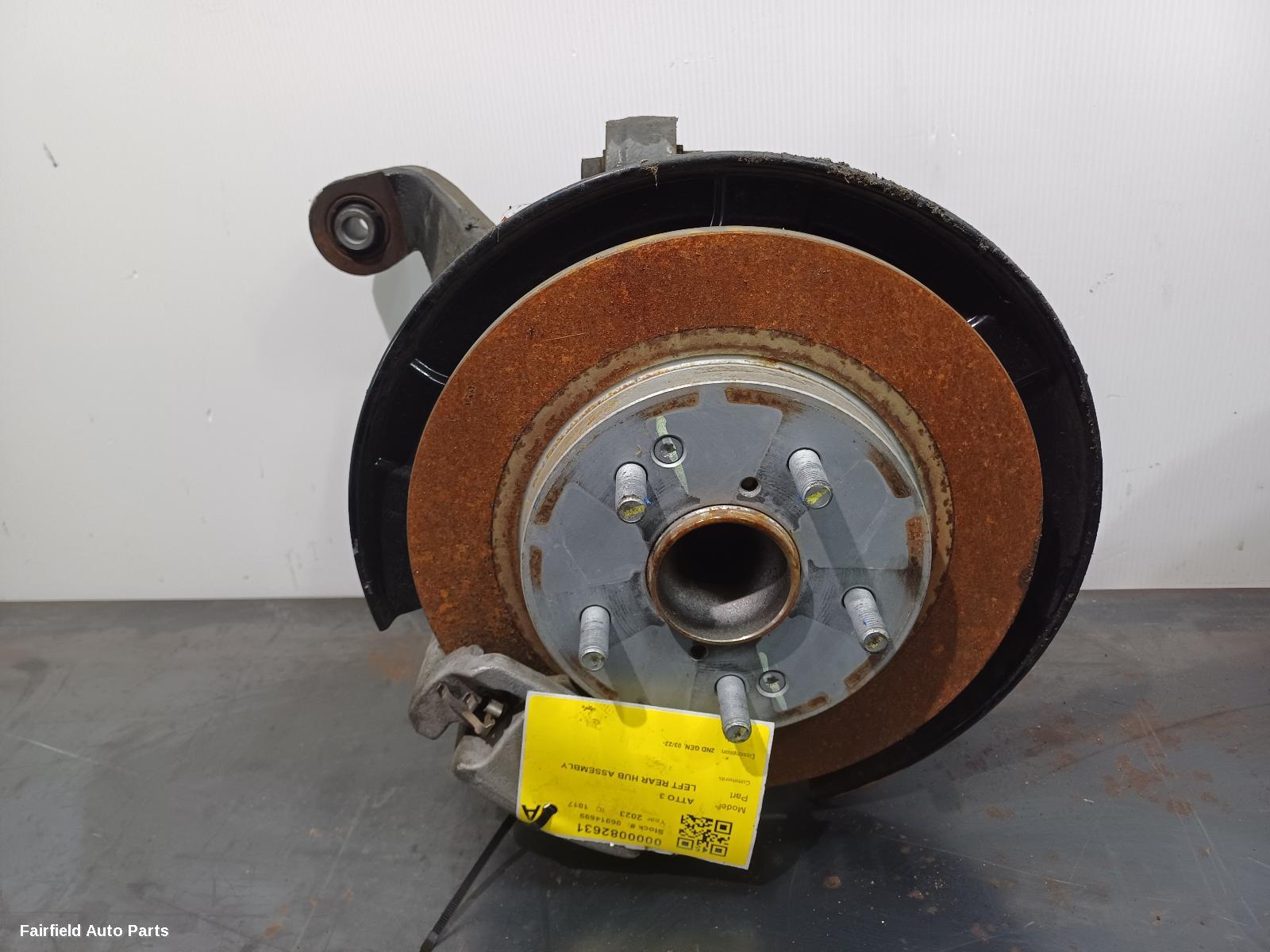2022-2026 Byd Atto 3 Left Rear Hub Assembly