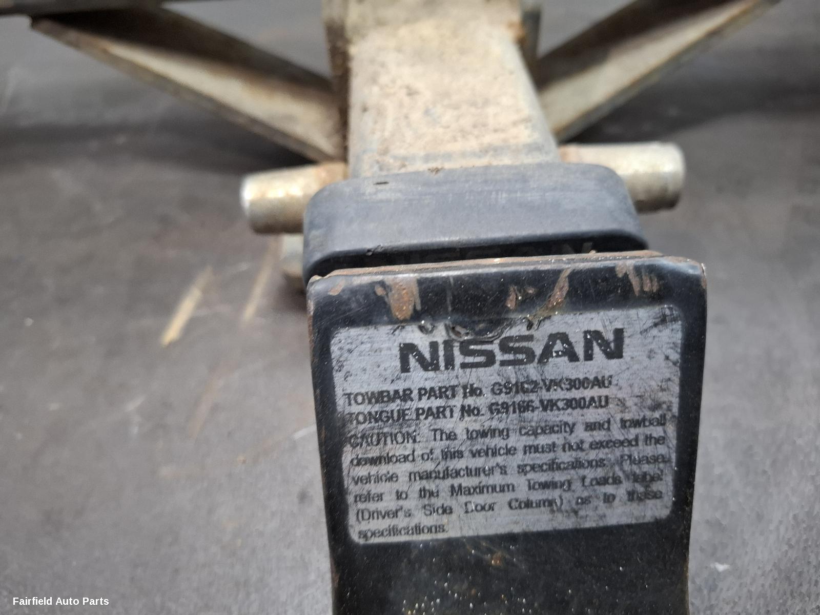1997-2008 Nissan Navara Towbar