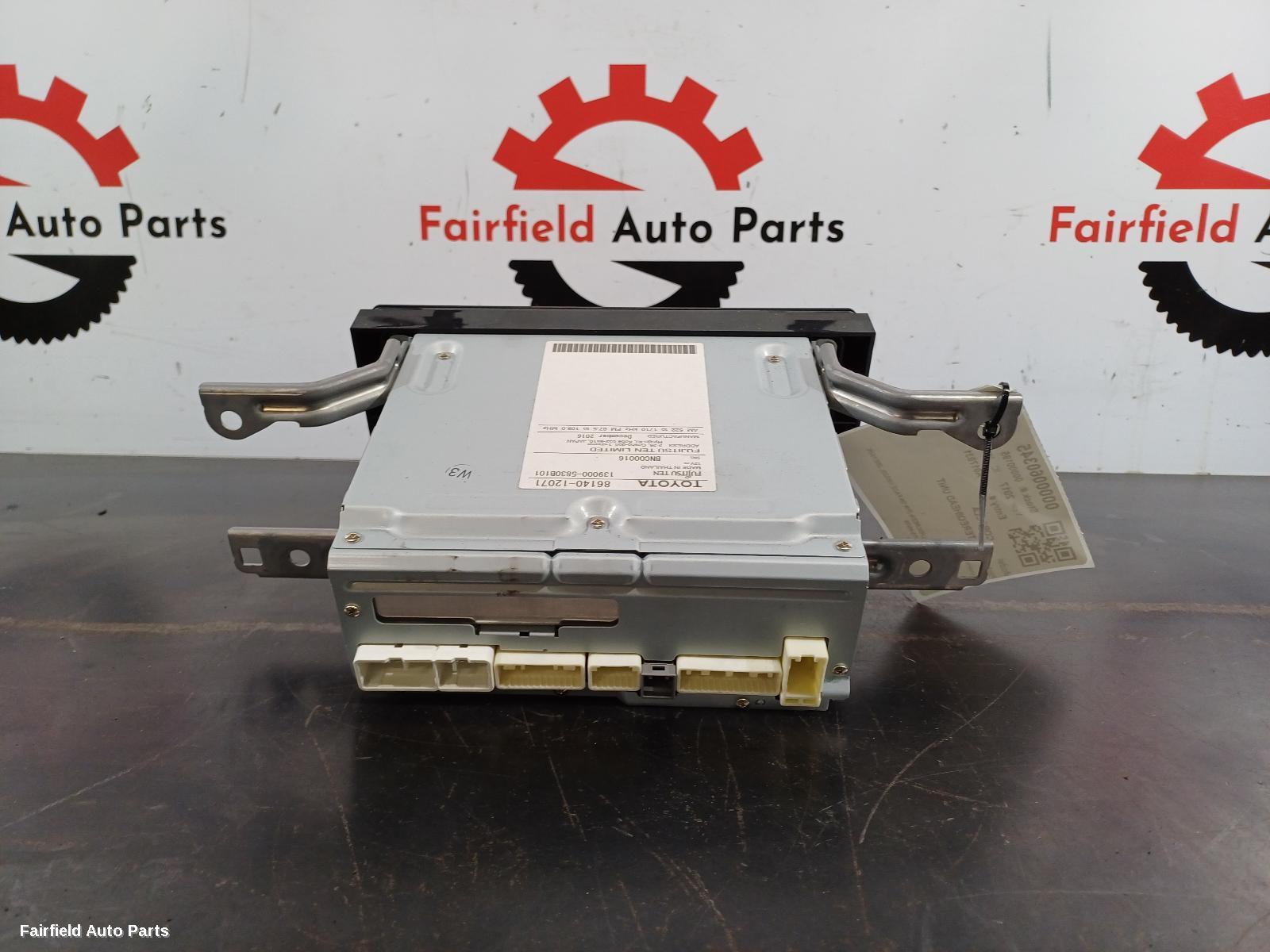 2015-2018 Toyota Corolla Radio Cd Dvd Sat Tv