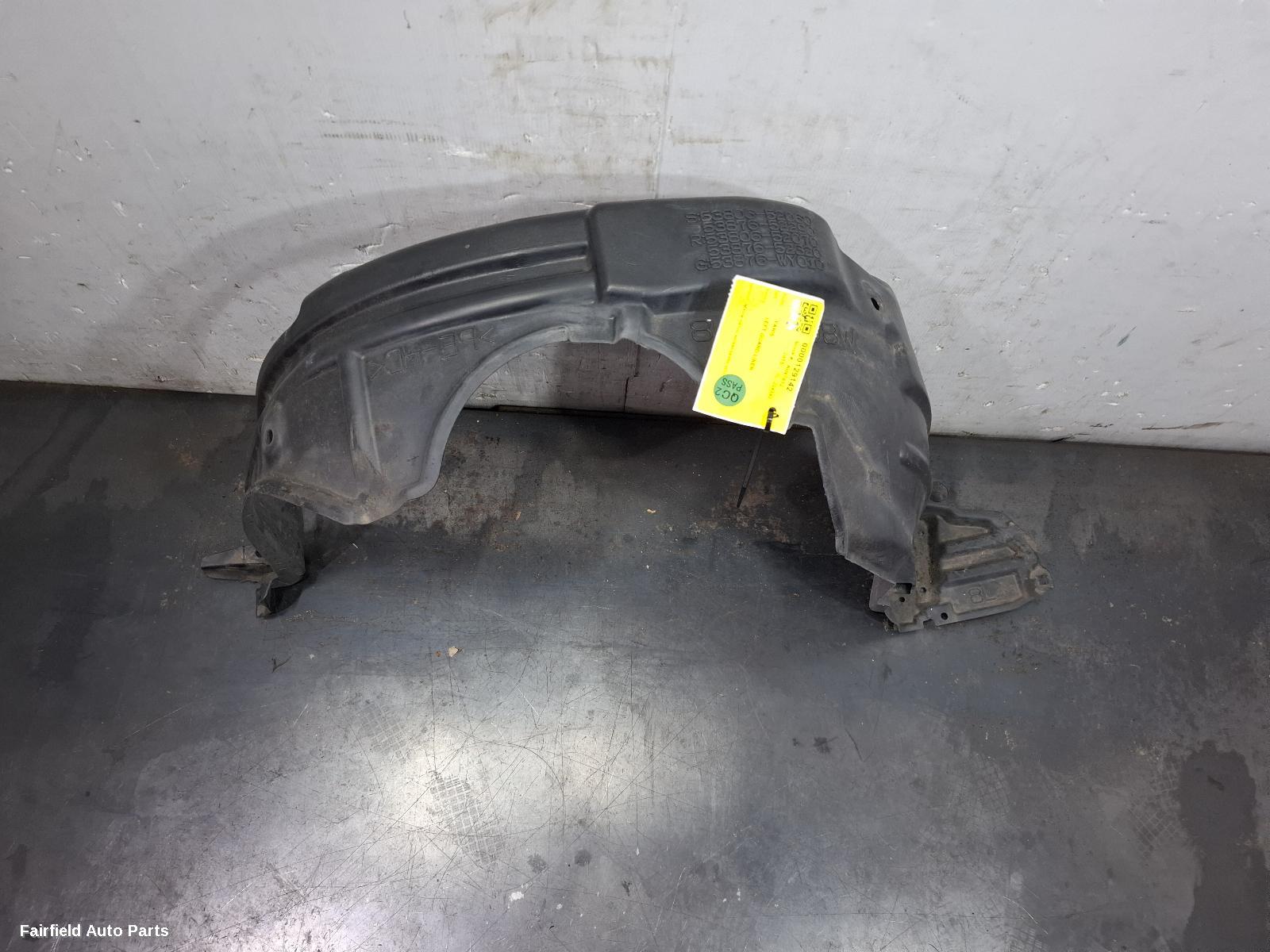 2011-2016 Toyota Yaris Left Guard Liner
