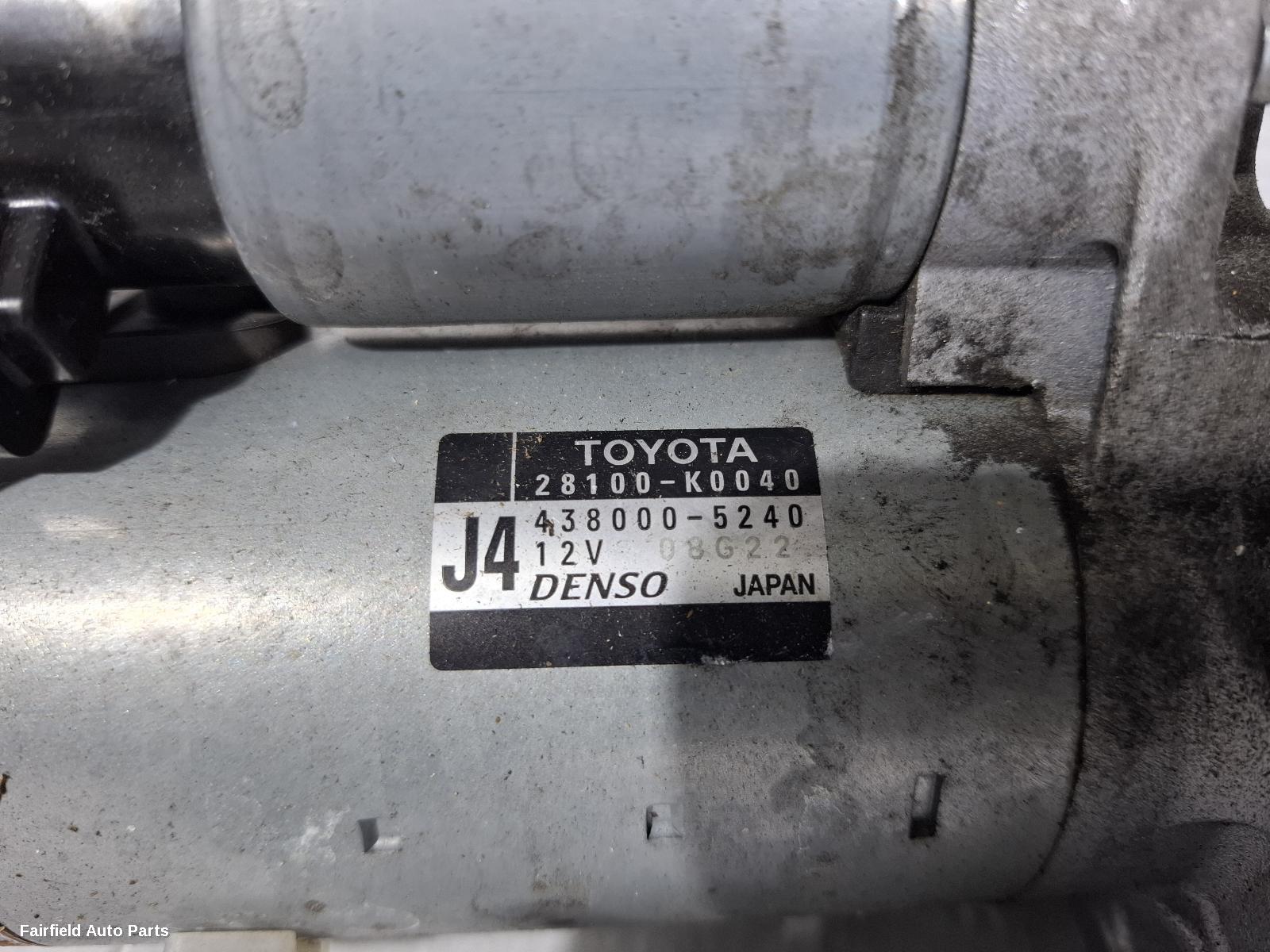 2020-2023 Toyota Yaris Cross Starter
