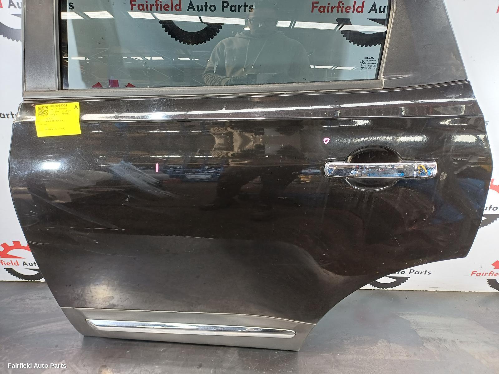 2010-2014 Nissan Dualis Right Rear Door Sliding
