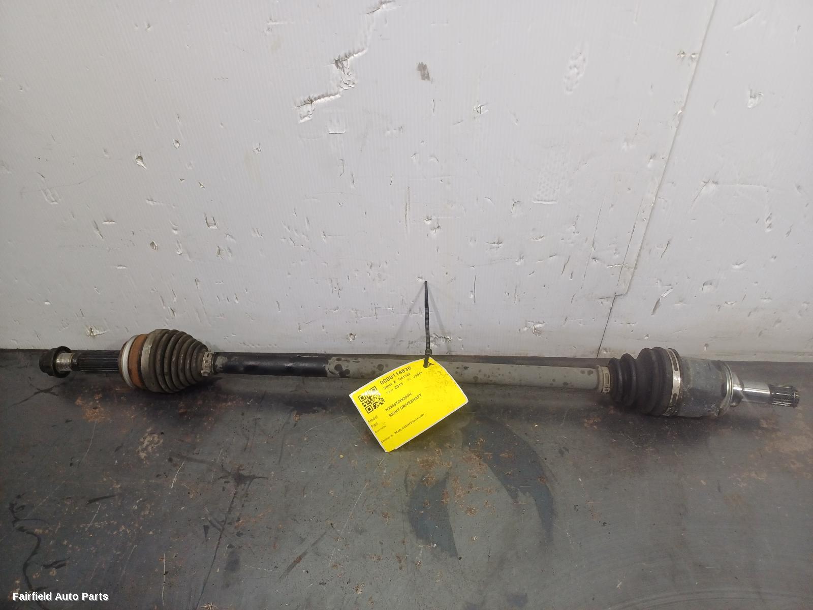 2014-2021 Lexus Nx Right Driveshaft