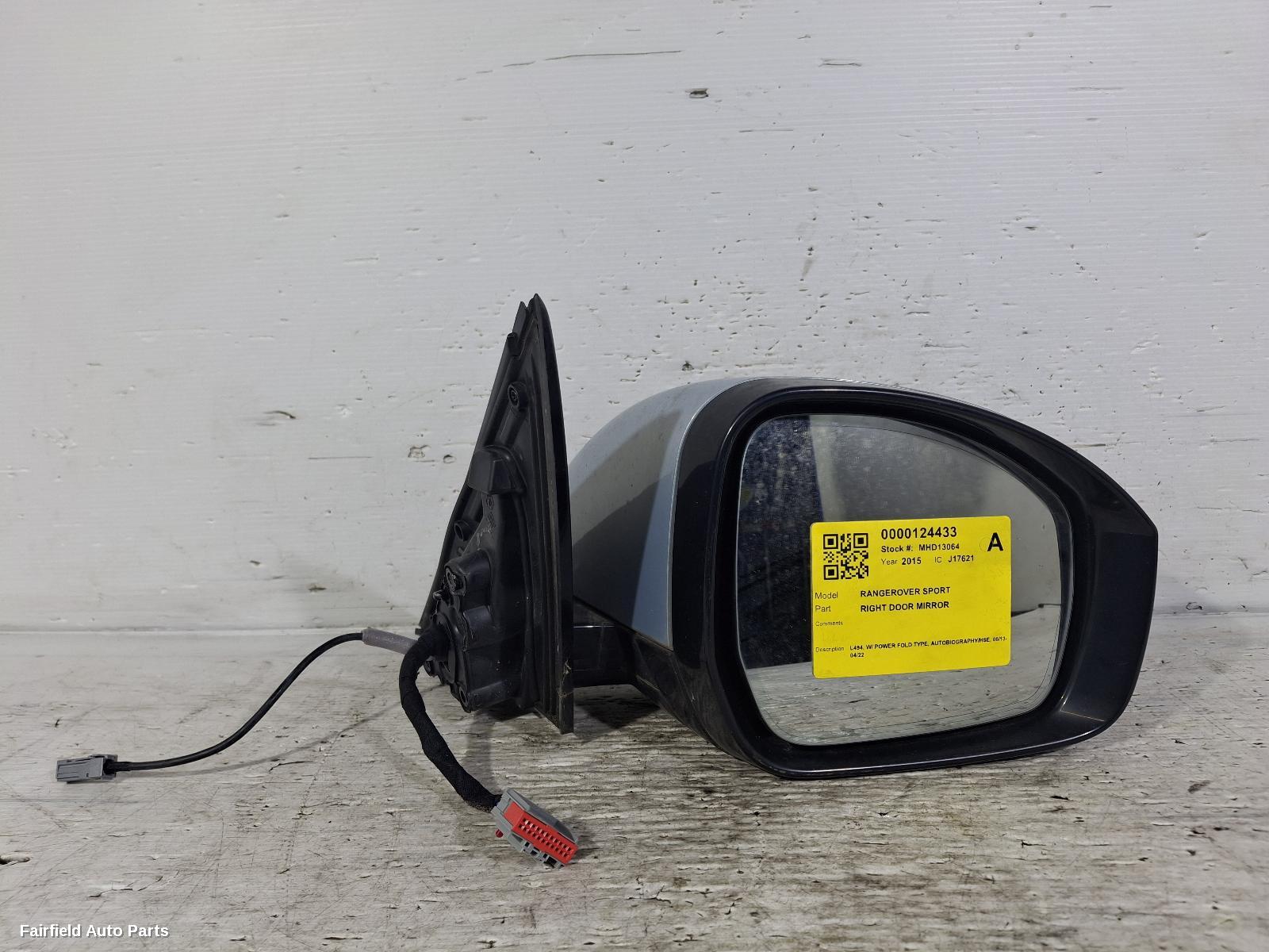 2013-2022 Land Rover Rangerover Sport Right Door Mirror