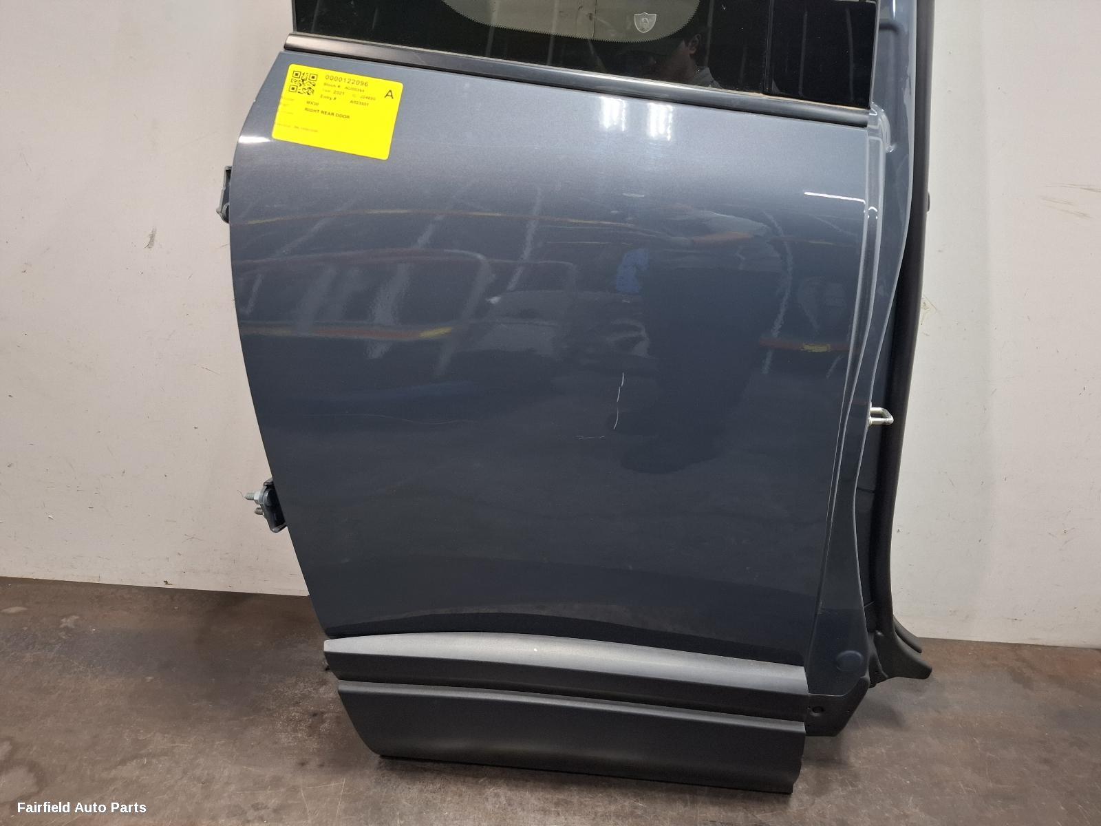 2020-2025 Mazda Mx30 Right Rear Door Sliding