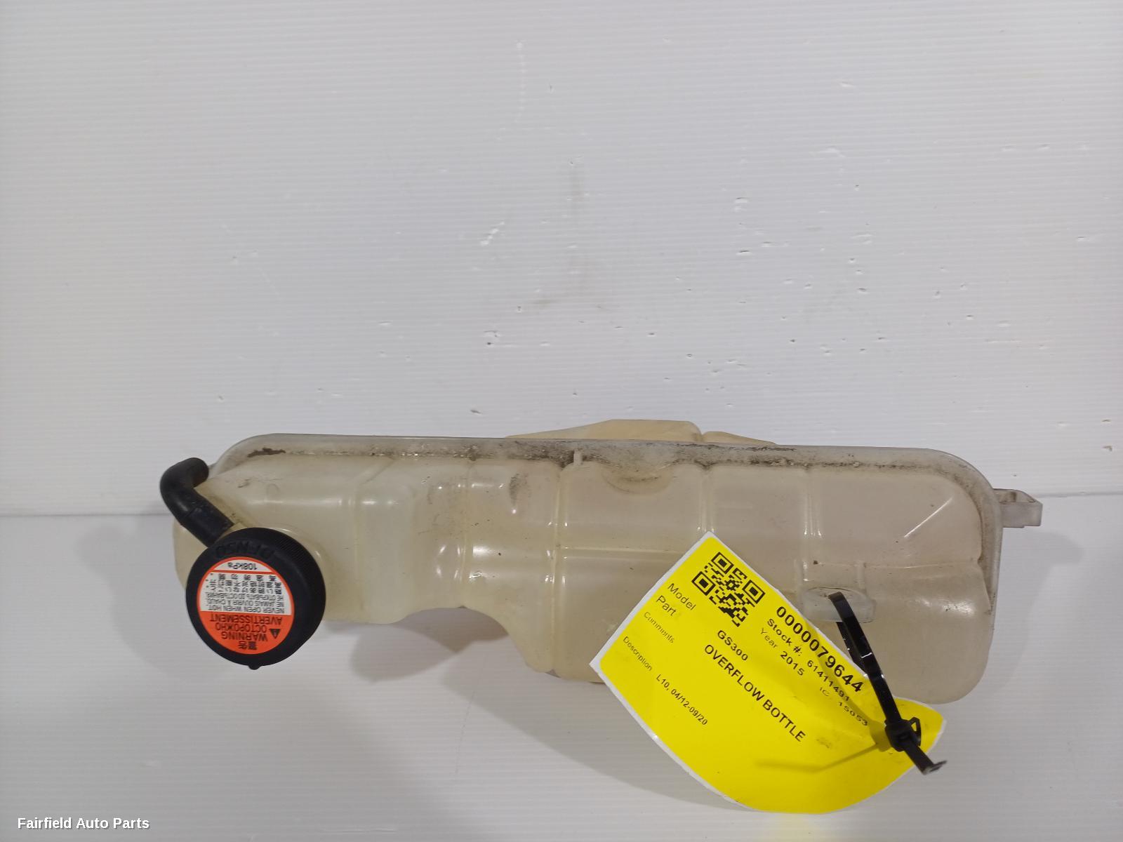 2012-2020 Lexus Gs Overflow Bottle