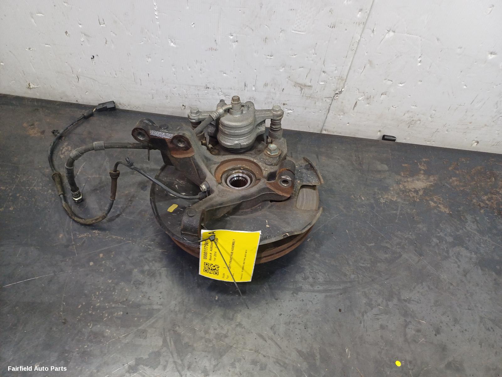 2007-2014 Mazda 2 Left Front Hub Assembly