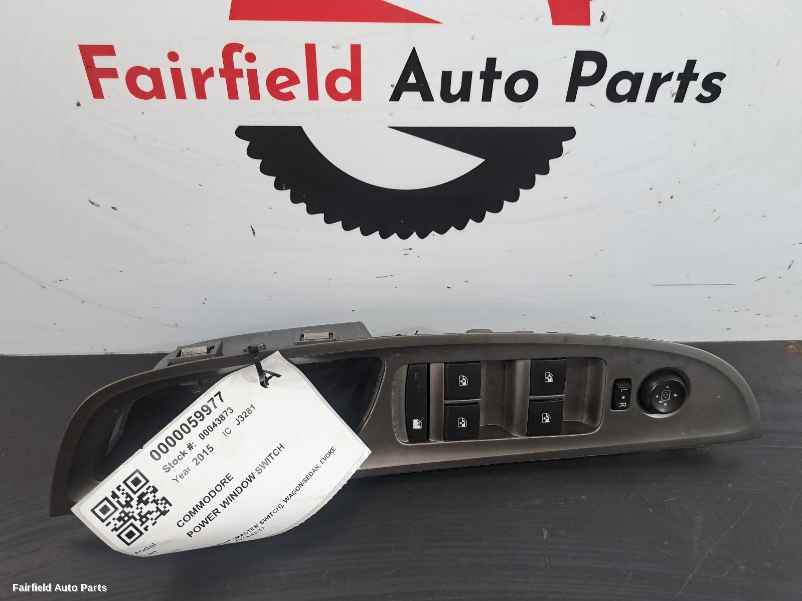 2013-2017 Holden Commodore Pwr Dr Wind Switch