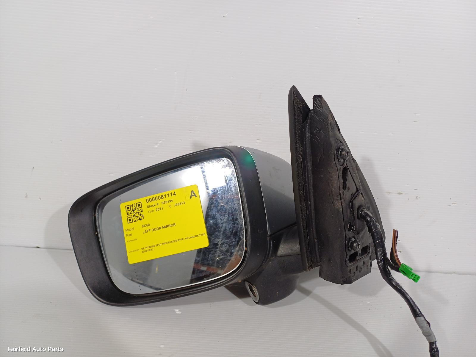 2009-2013 Volvo Xc60 Left Door Mirror