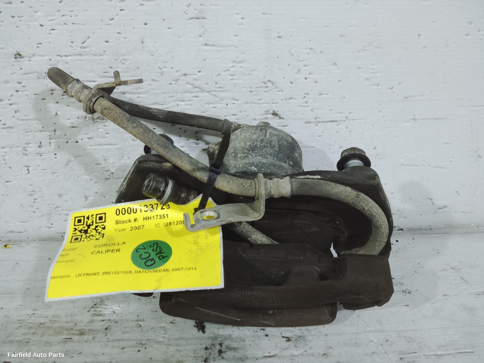2007-2013 Toyota Corolla Caliper