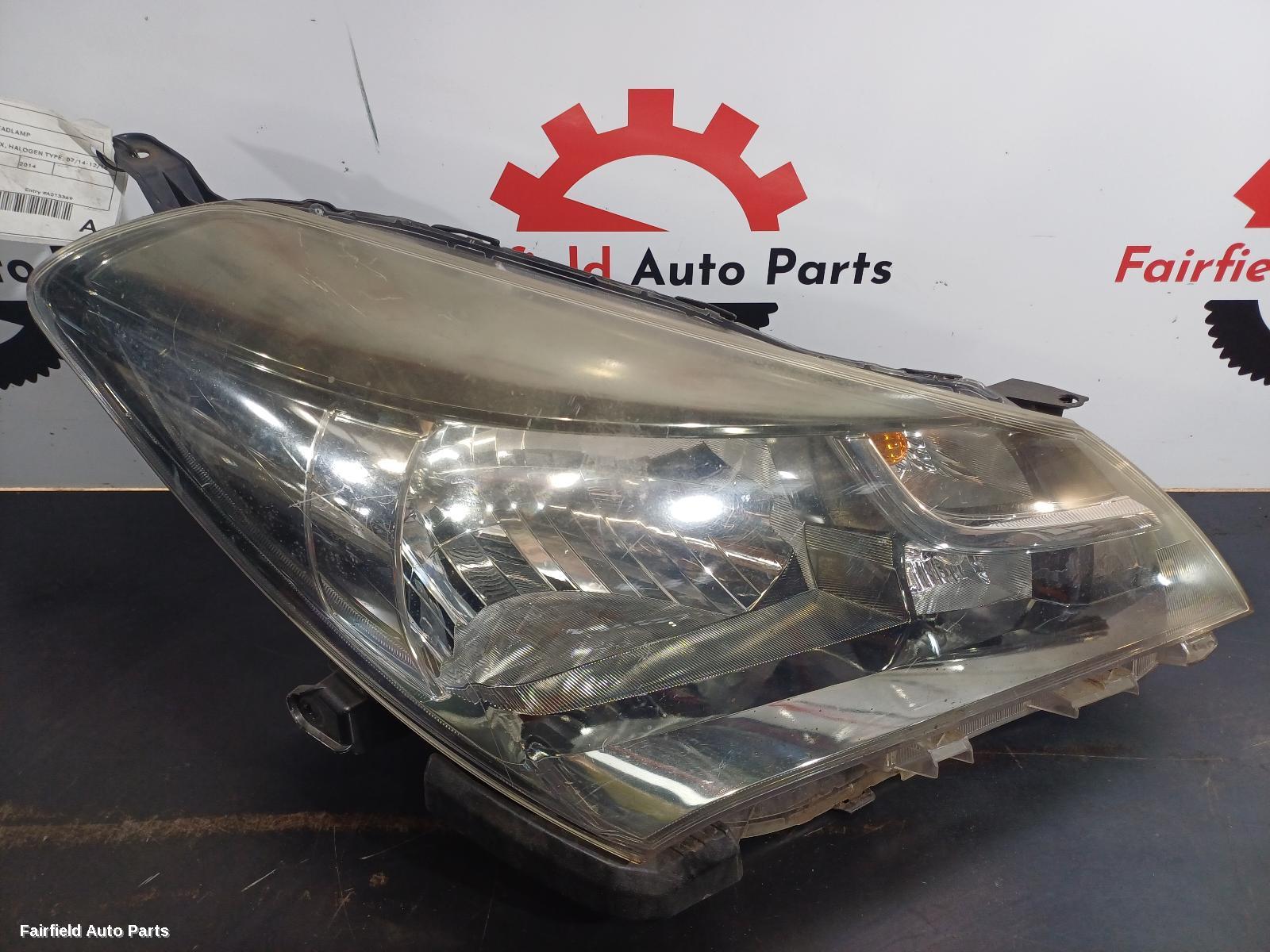 2014-2016 Toyota Yaris Right Headlamp